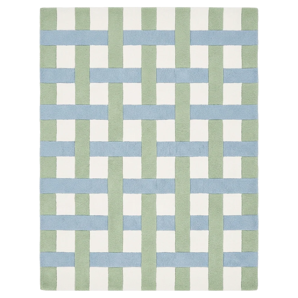 Interwoven Sage Hand Tufted Rug