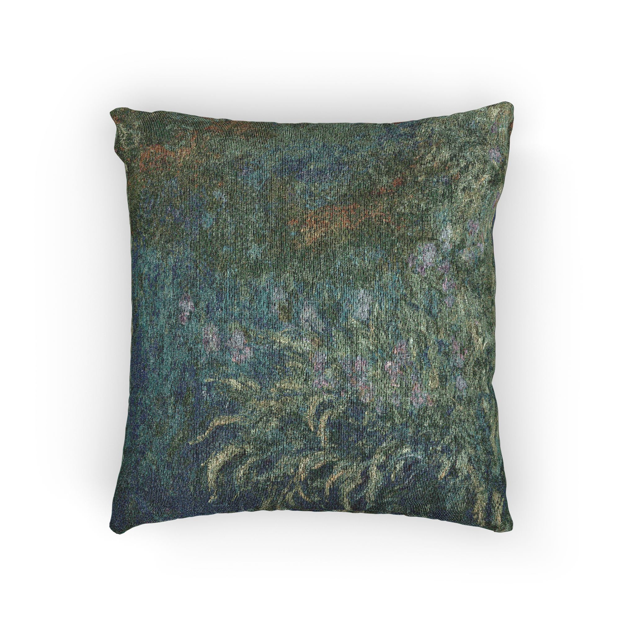 irises-claude-monet | Woven Pillow