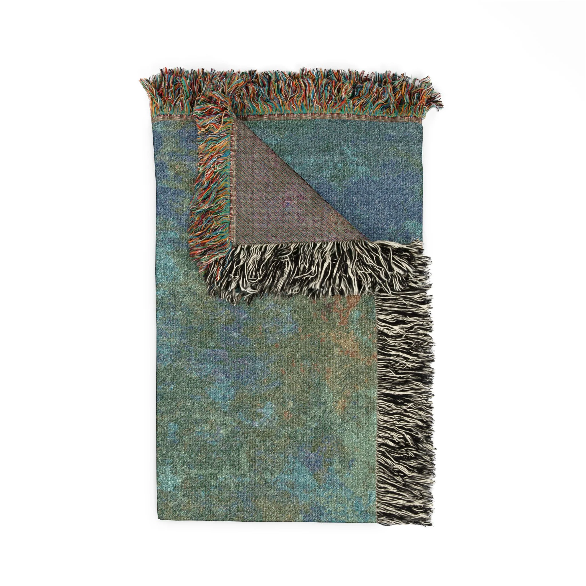 irises-claude-monet | Woven Tapestry Blanket - Image 5