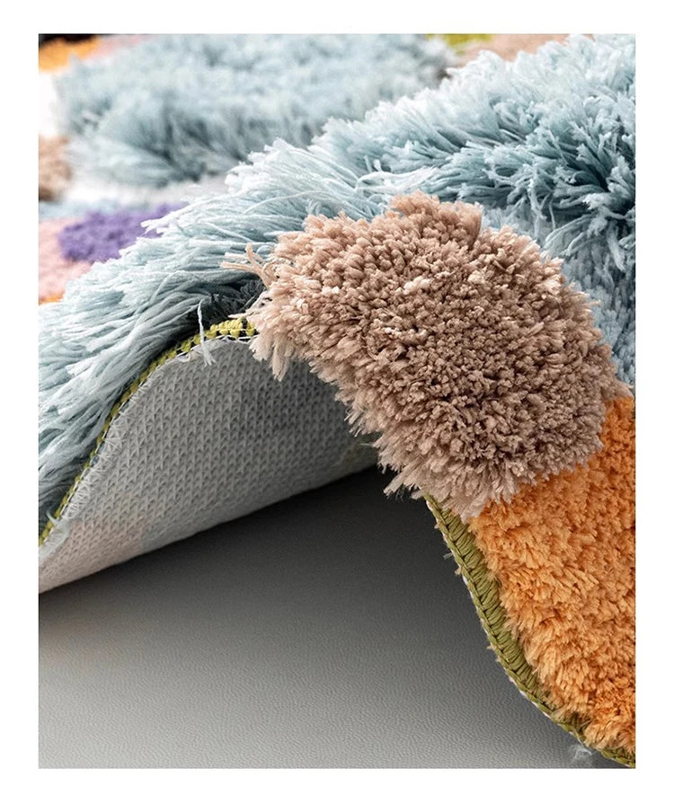 Irregular Floral Garden Area Rug - Image 10