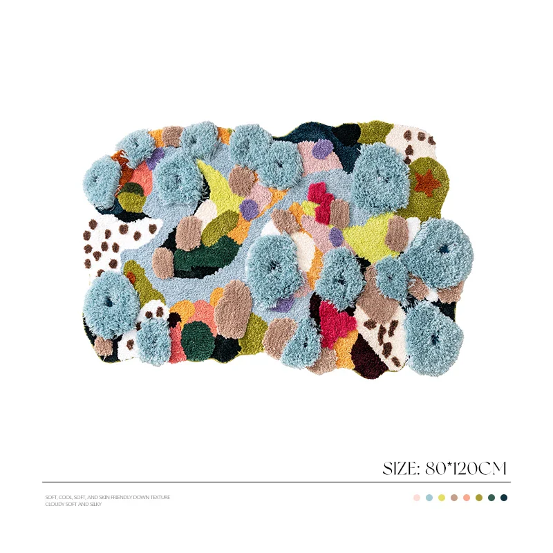 Irregular Floral Garden Area Rug - Image 18