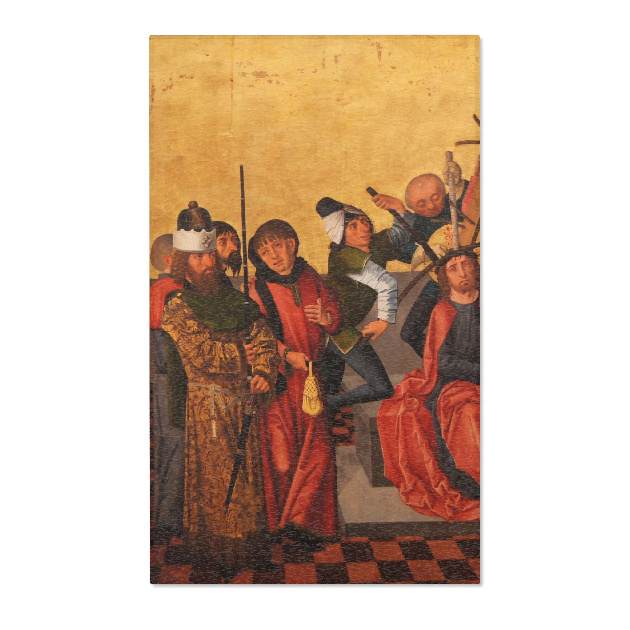 Isenmann, Colmar Altarpiece (Flagellation, Crowning with Thorns) | Area Rug - Image 2