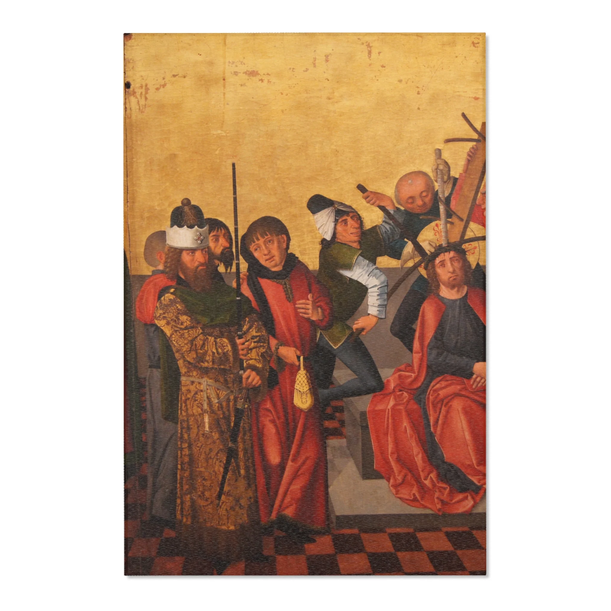 Isenmann, Colmar Altarpiece (Flagellation, Crowning with Thorns) | Area Rug - Image 3