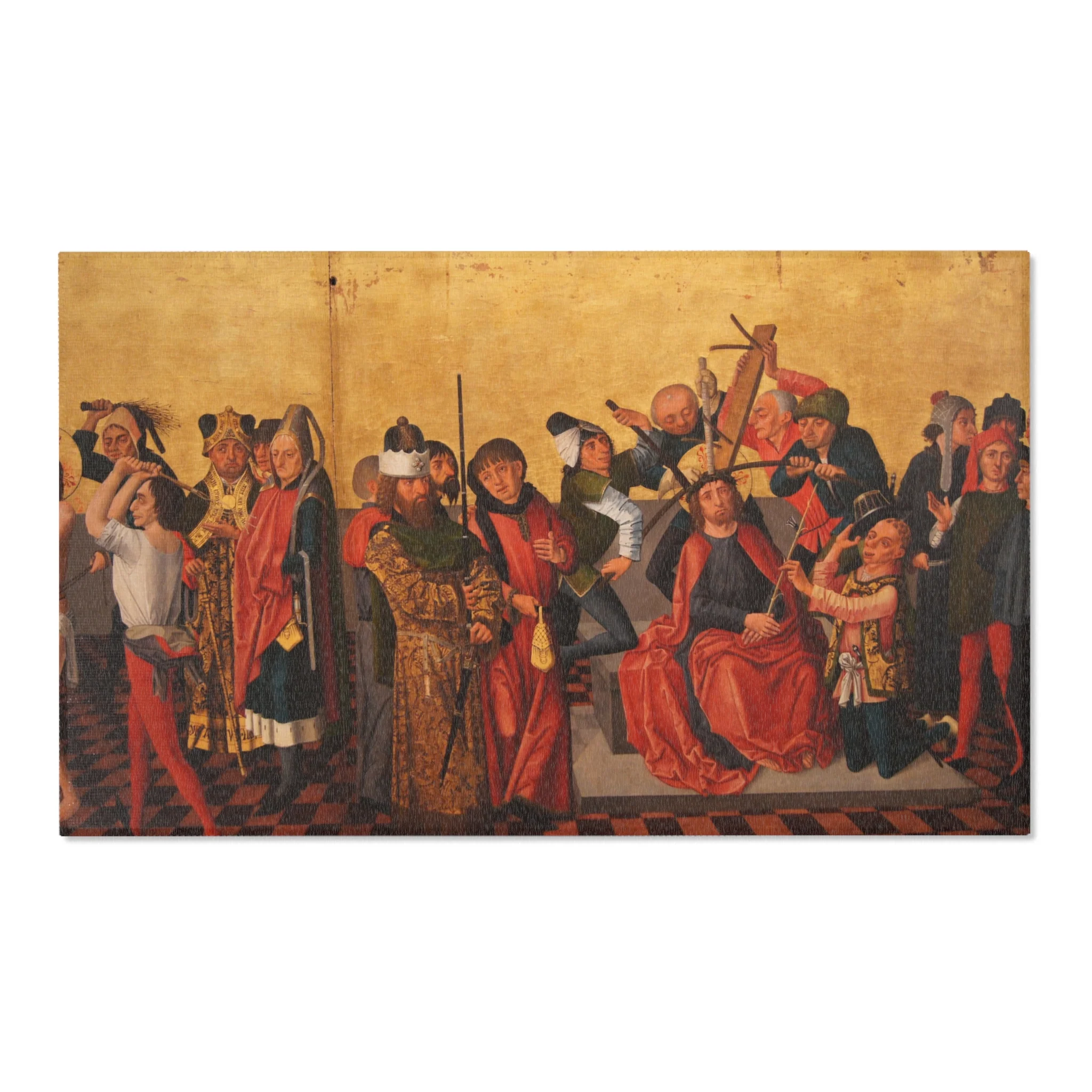 Isenmann, Colmar Altarpiece (Flagellation, Crowning with Thorns) | Area Rug - Image 5