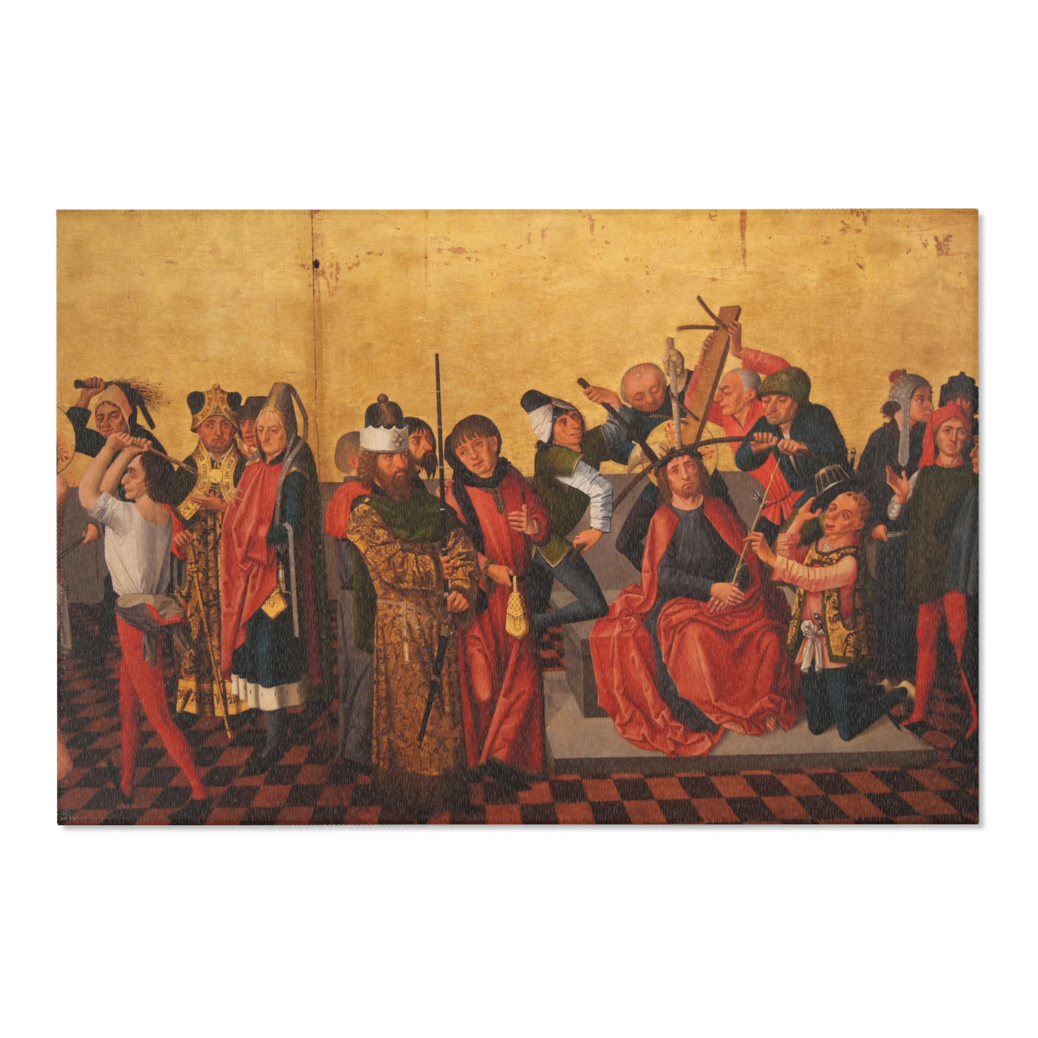 Isenmann, Colmar Altarpiece (Flagellation, Crowning with Thorns) | Area Rug - Image 6