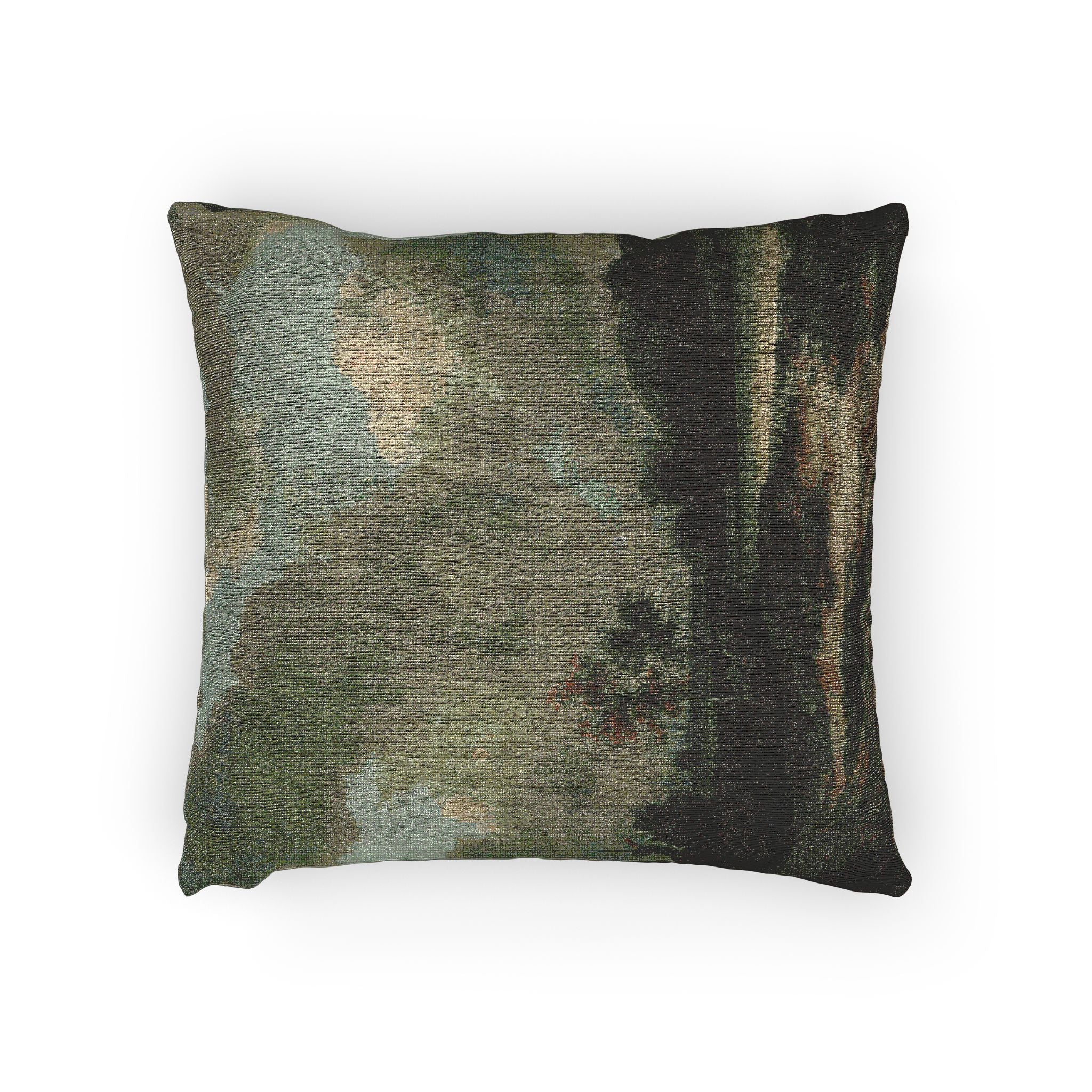 Jacob van Ruisdael - Grainfields | Woven Pillow - Image 2