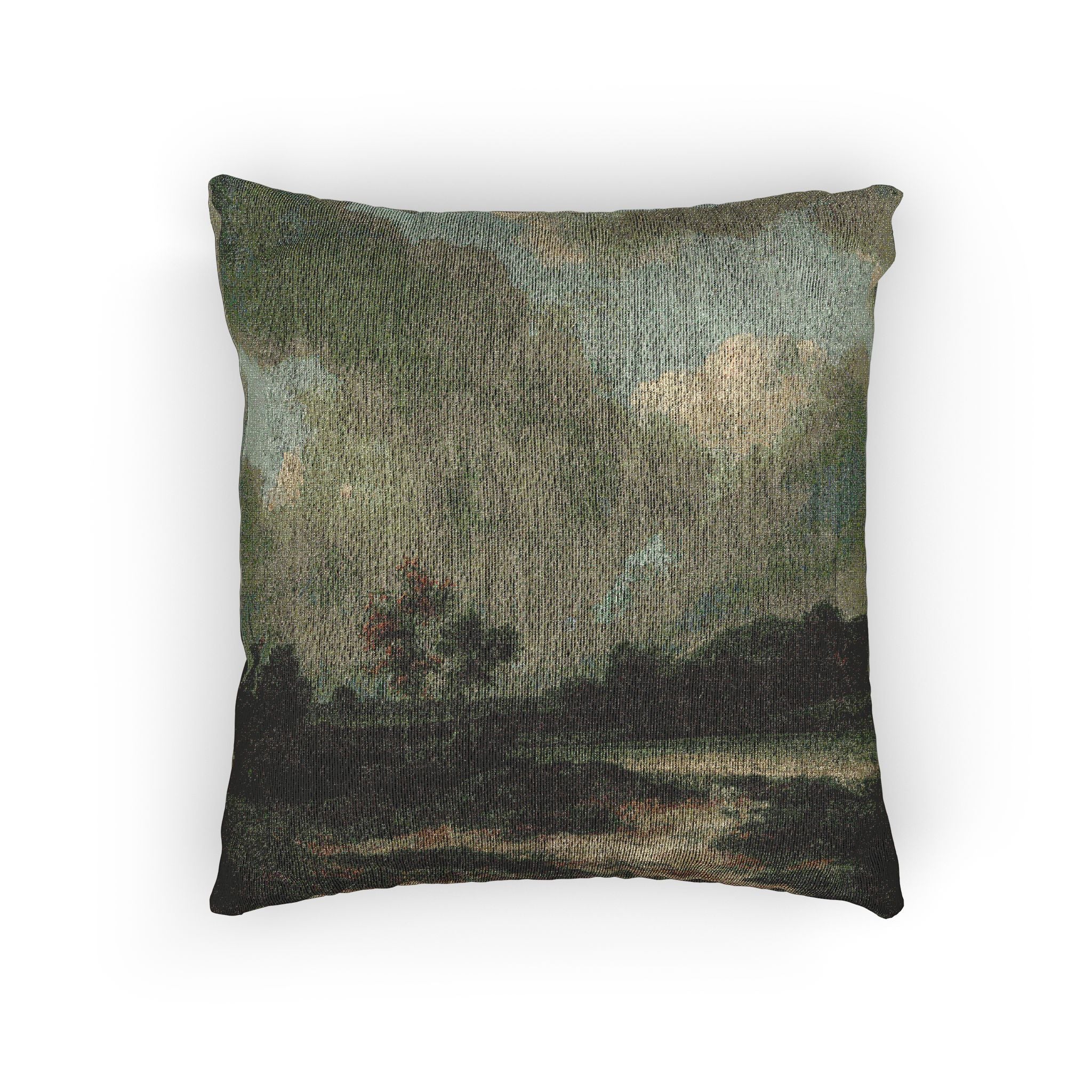 Jacob van Ruisdael - Grainfields | Woven Pillow - Image 3