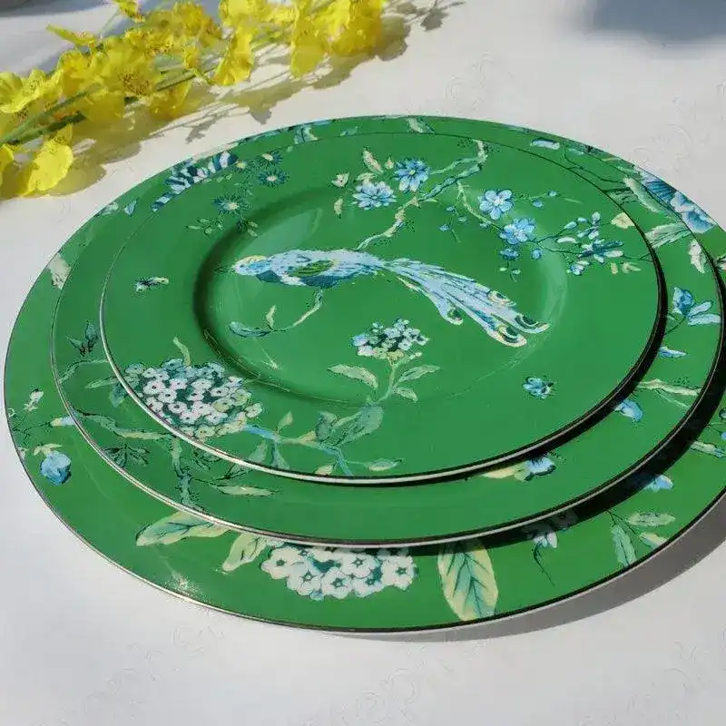 Jade Phoenix Floral Dinnerware - Image 2