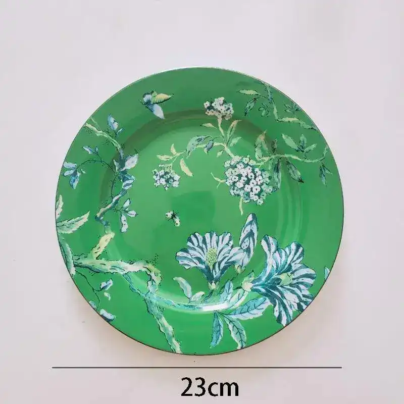 Jade Phoenix Floral Dinnerware - Image 6