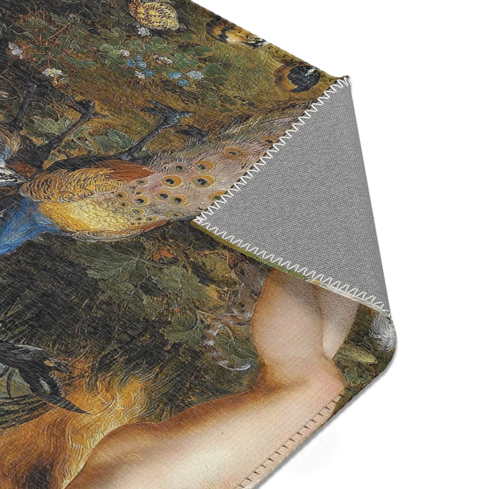 Jan Brueghel de Oude en Peter Paul Rubens - Het aards paradijs met de zondeval van Adam en Eva | Area Rug - Image 9