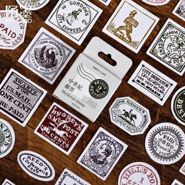 Japanese Scrapbooking Stickers Set - 45 pcs - Image 8