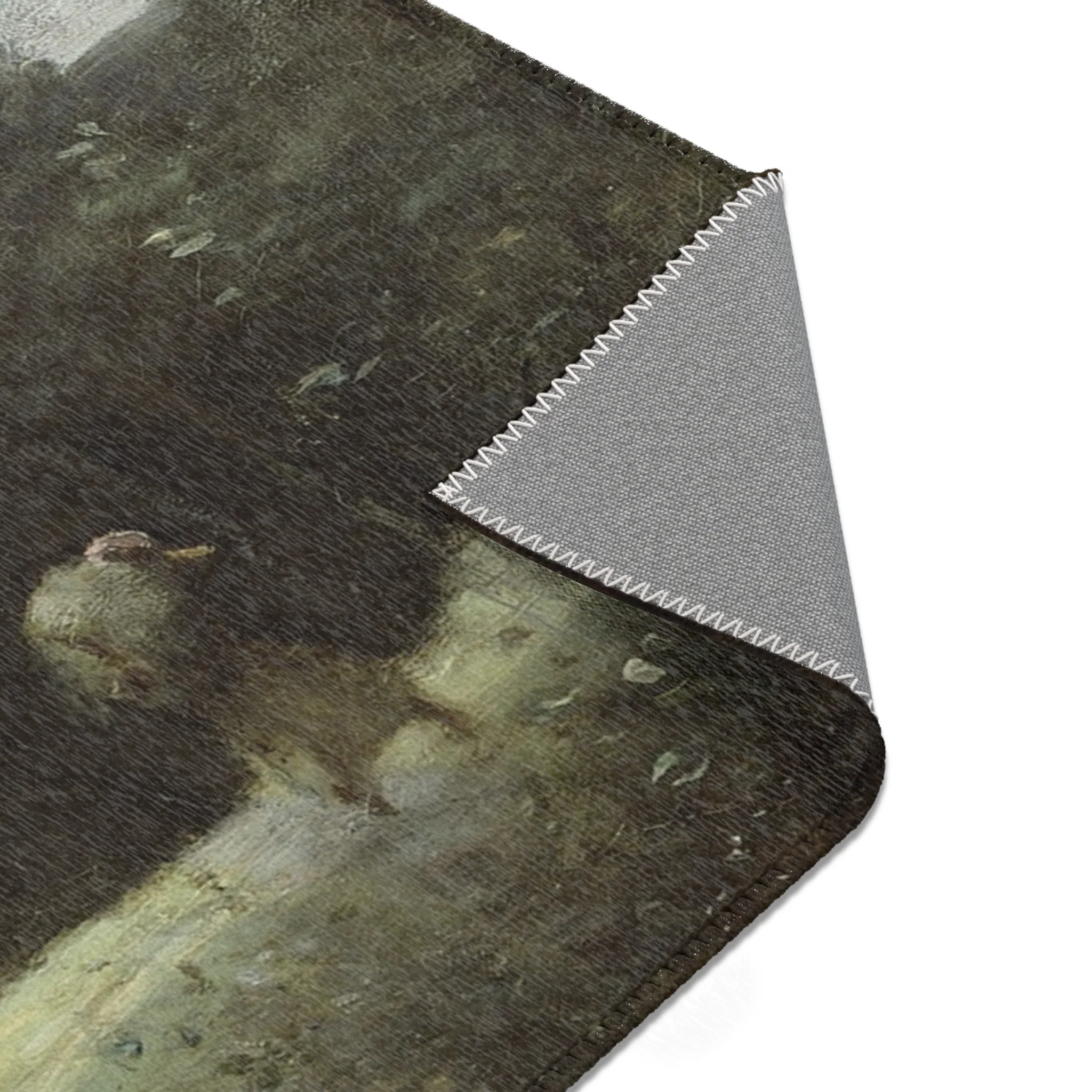 Jean Baptiste Camille Corot - Arleux-Palluel, The Bridge of Trysts | Area Rug - Image 17