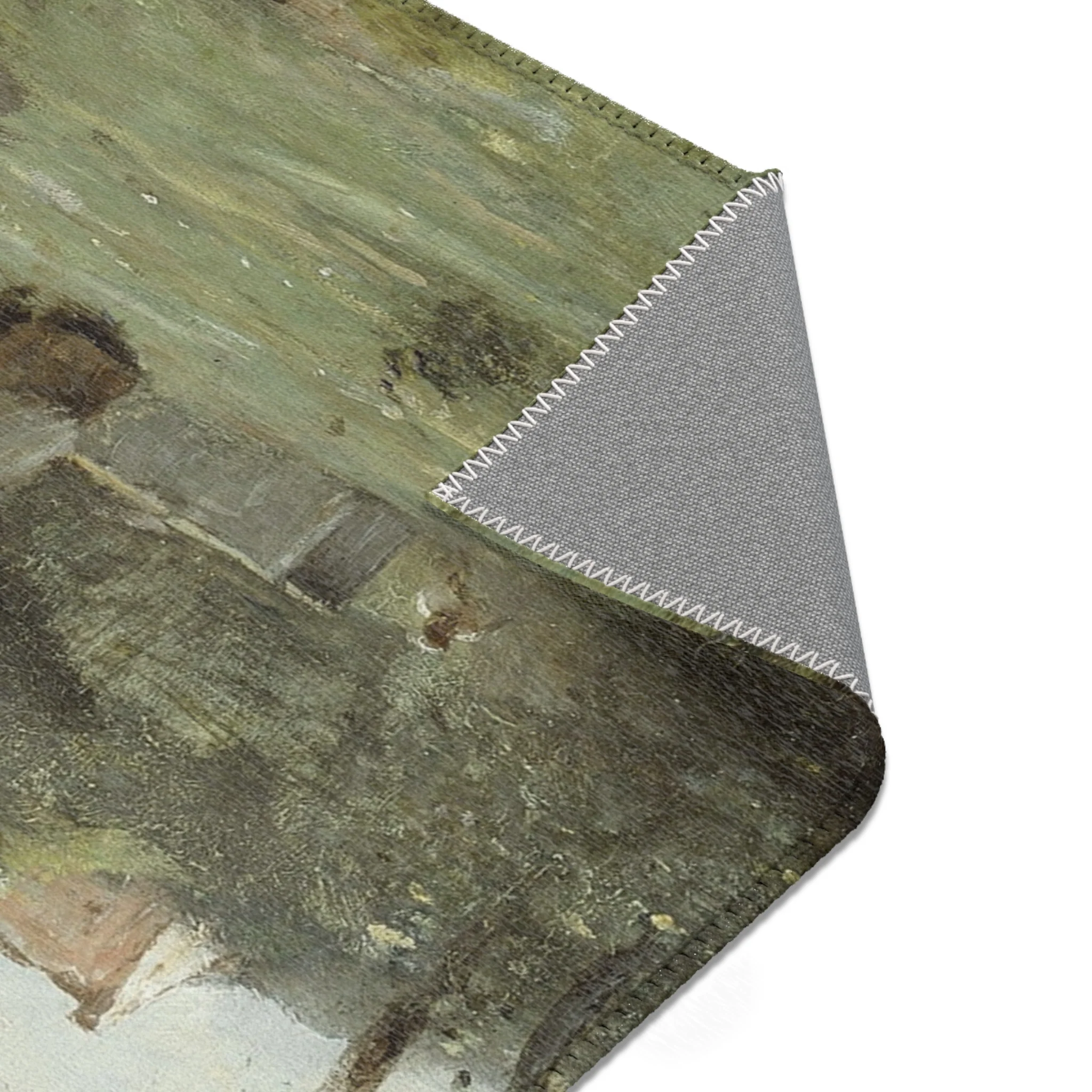 Jean Baptiste Camille Corot - Arleux-Palluel, The Bridge of Trysts | Area Rug - Image 9