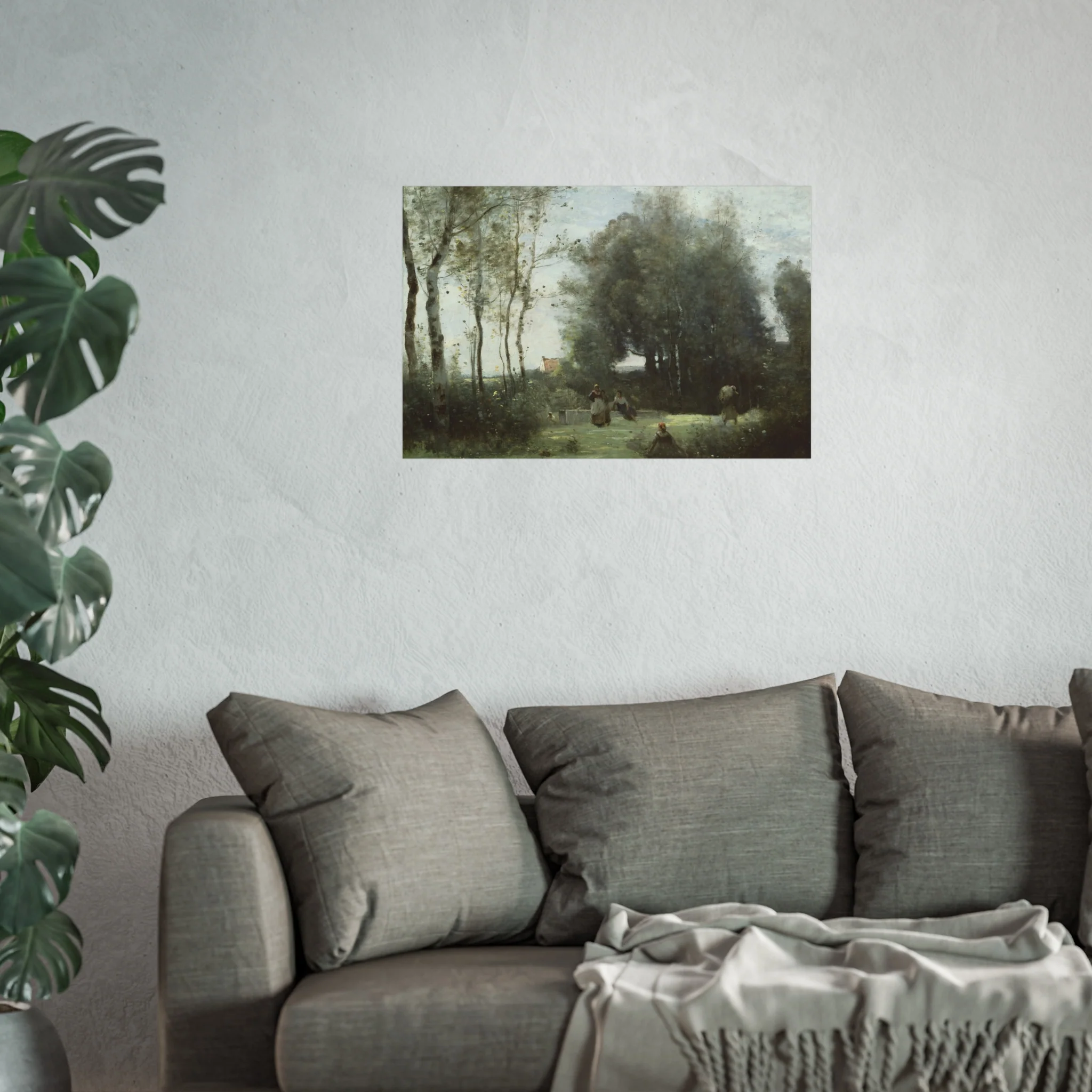 Jean Baptiste Camille Corot - Arleux-Palluel, The Bridge of Trysts | Fine Art Poster - Image 11