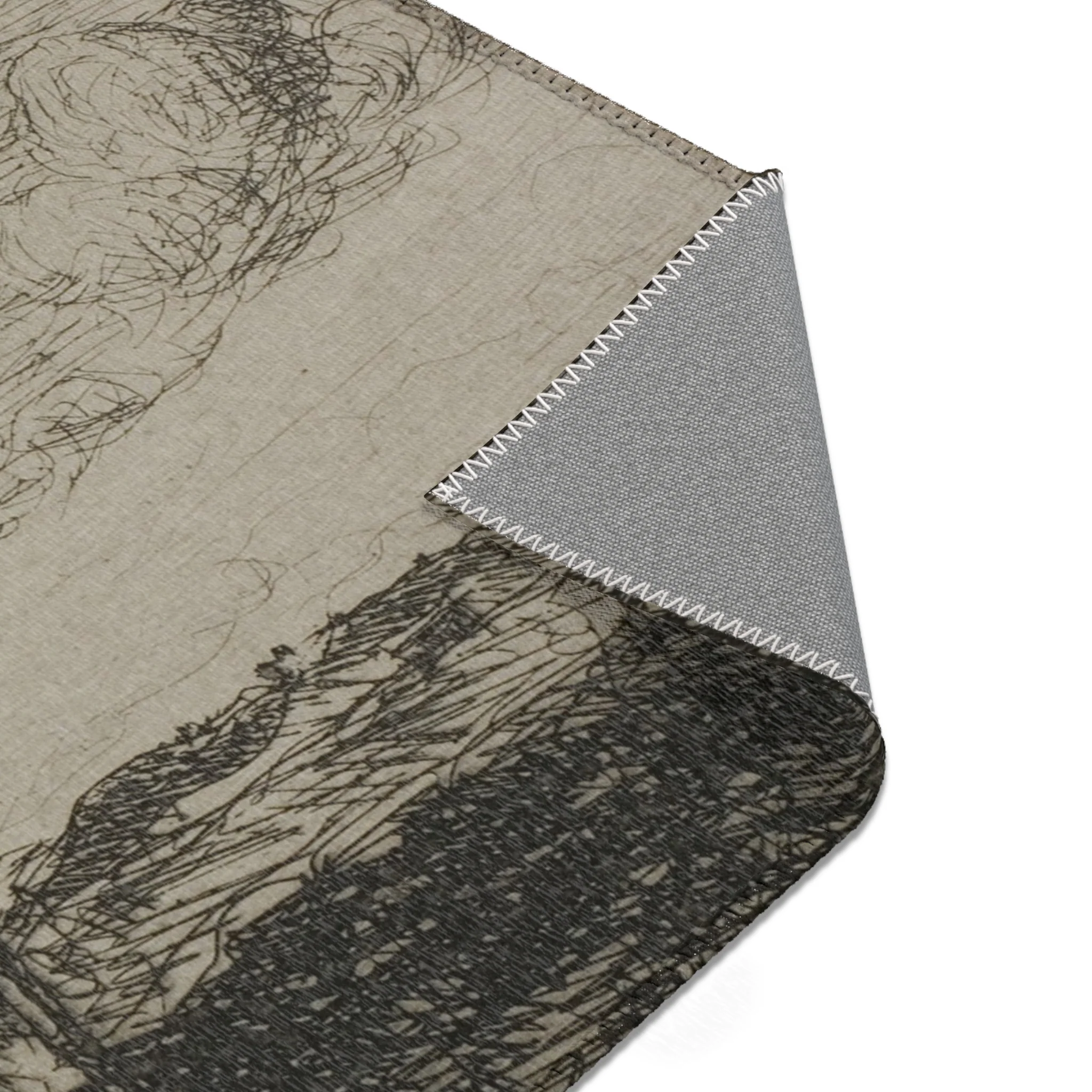 Jean Baptiste Camille Corot - In the Dunes Souvenir of the Woods of the Hague | Area Rug - Image 15