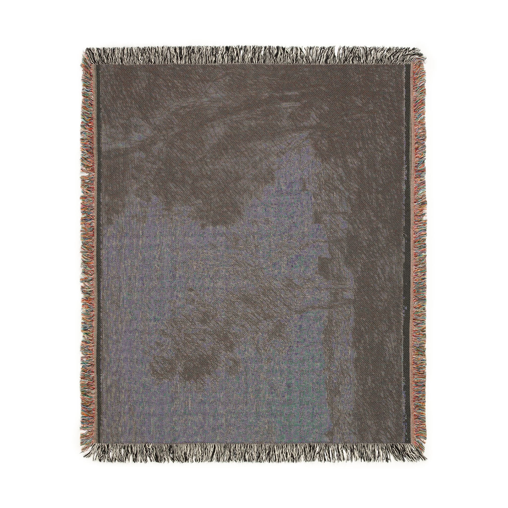 Jean Baptiste Camille Corot - In the Dunes Souvenir of the Woods of the Hague | Woven Tapestry Blanket - Image 9