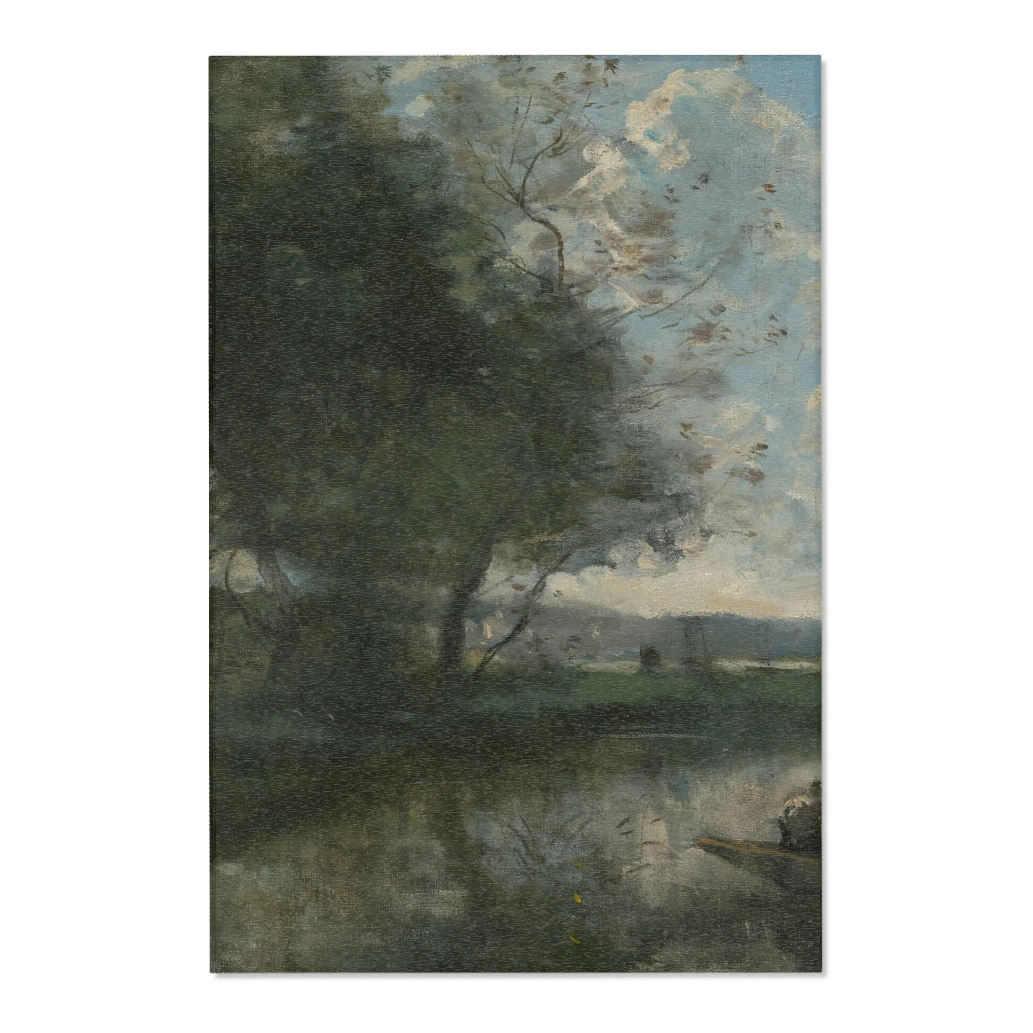 Jean Baptiste Camille Corot - Landscape | Area Rug - Image 3