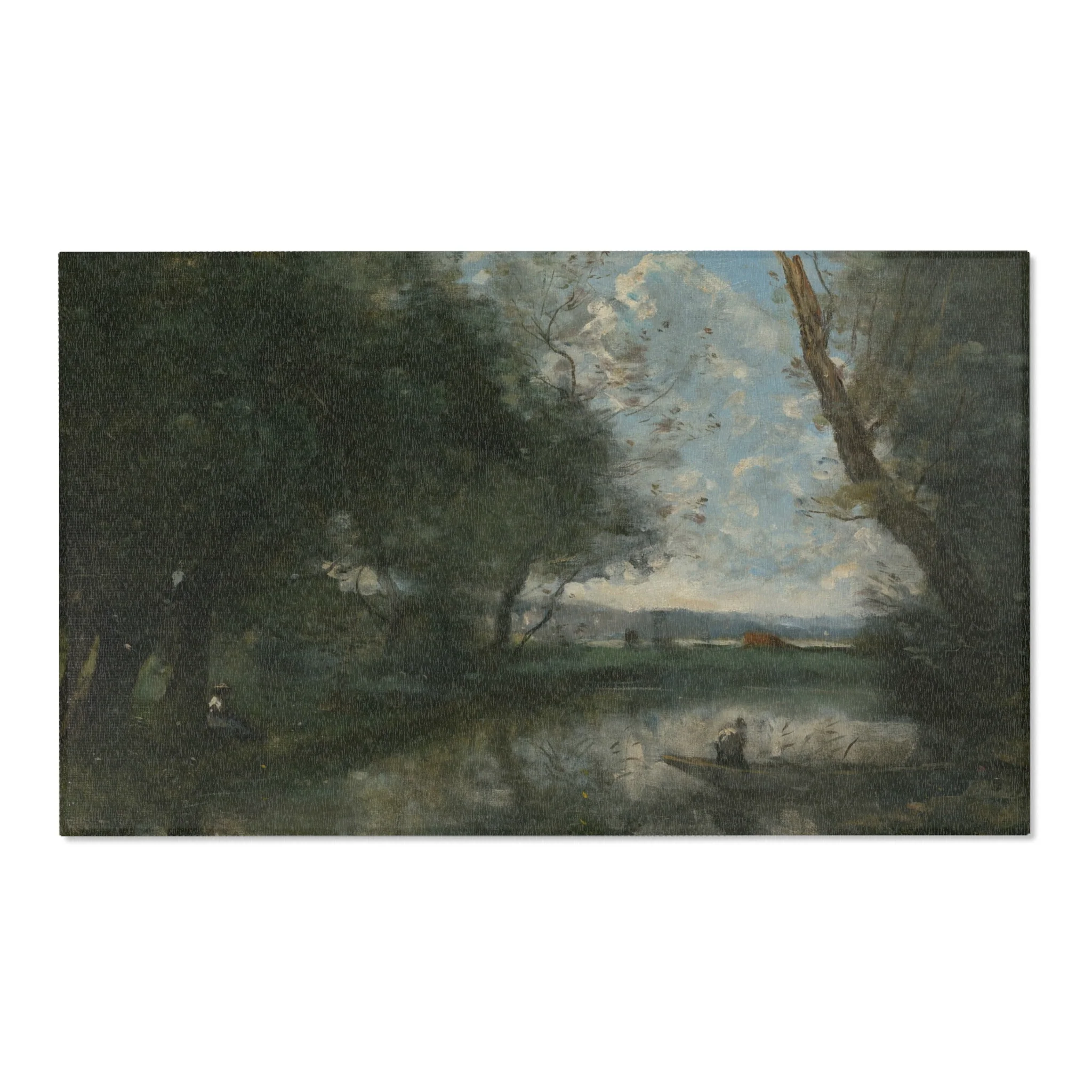 Jean Baptiste Camille Corot - Landscape | Area Rug - Image 5