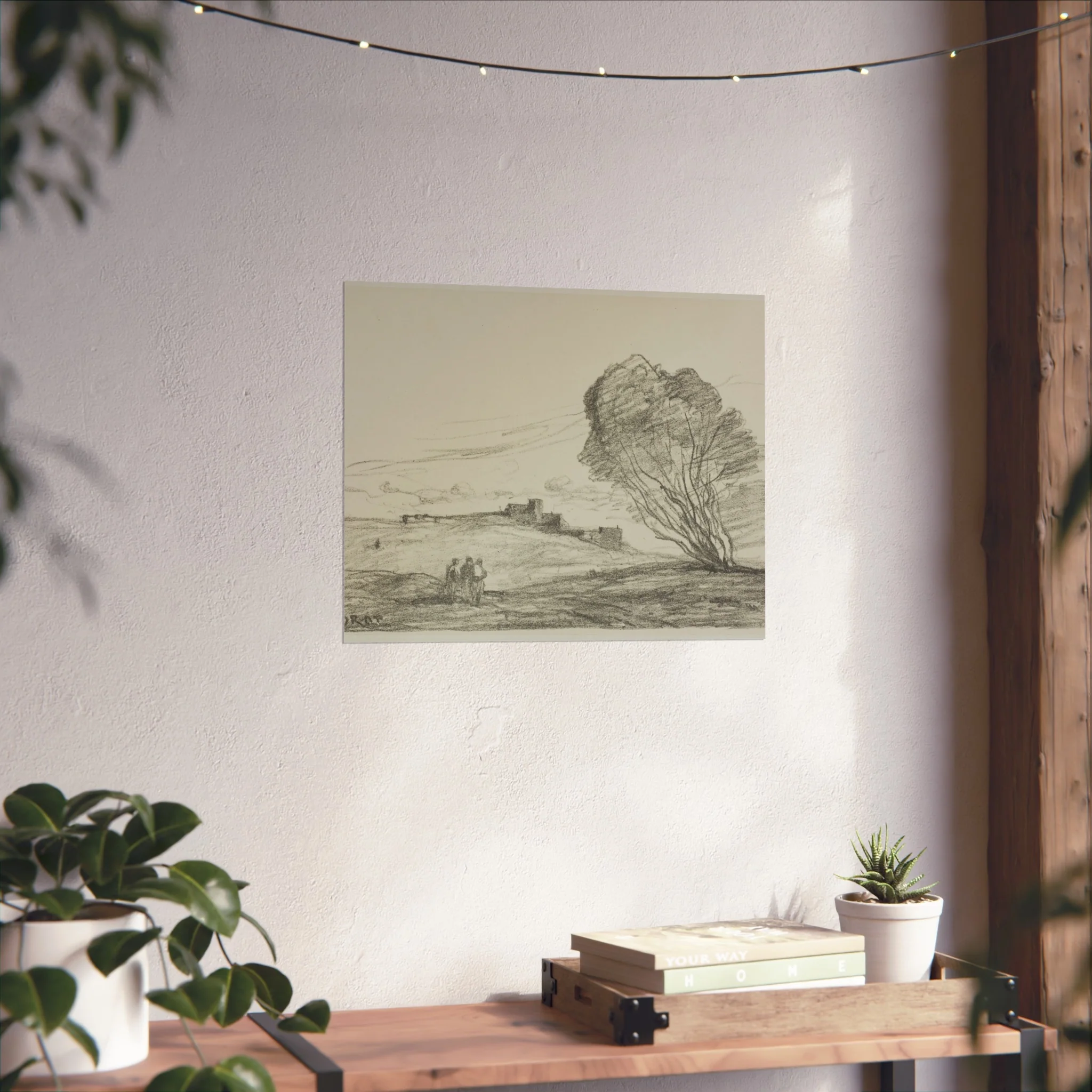 Jean Baptiste Camille Corot - The Isolated Fort | Fine Art Poster - Image 8