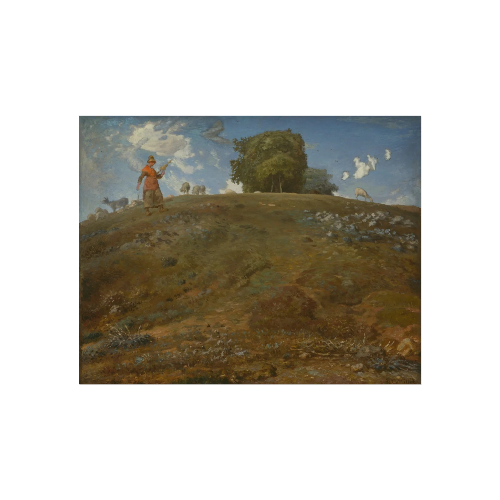 Jean François Millet - In the Auvergne | Fine Art Poster