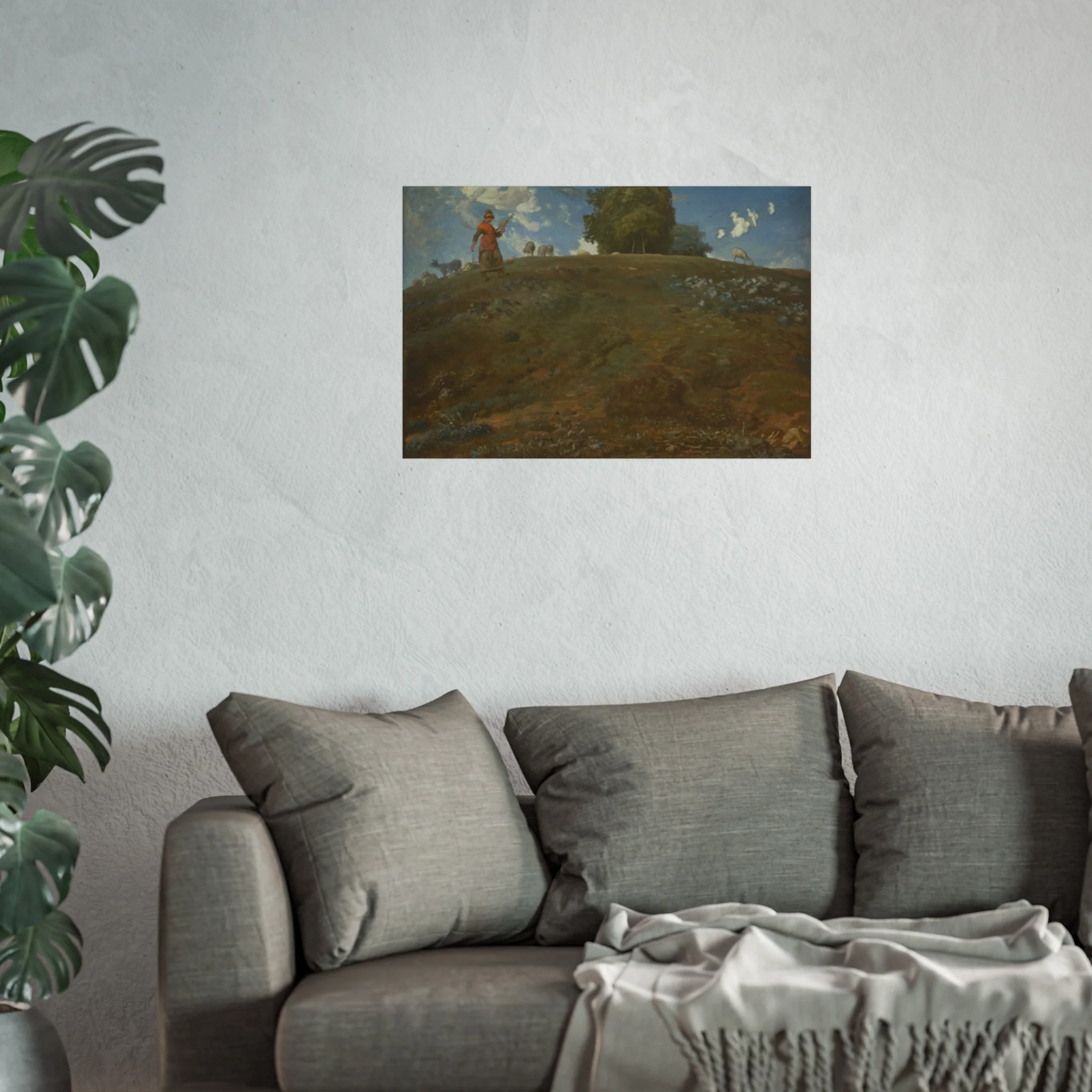Jean François Millet - In the Auvergne | Fine Art Poster - Image 11