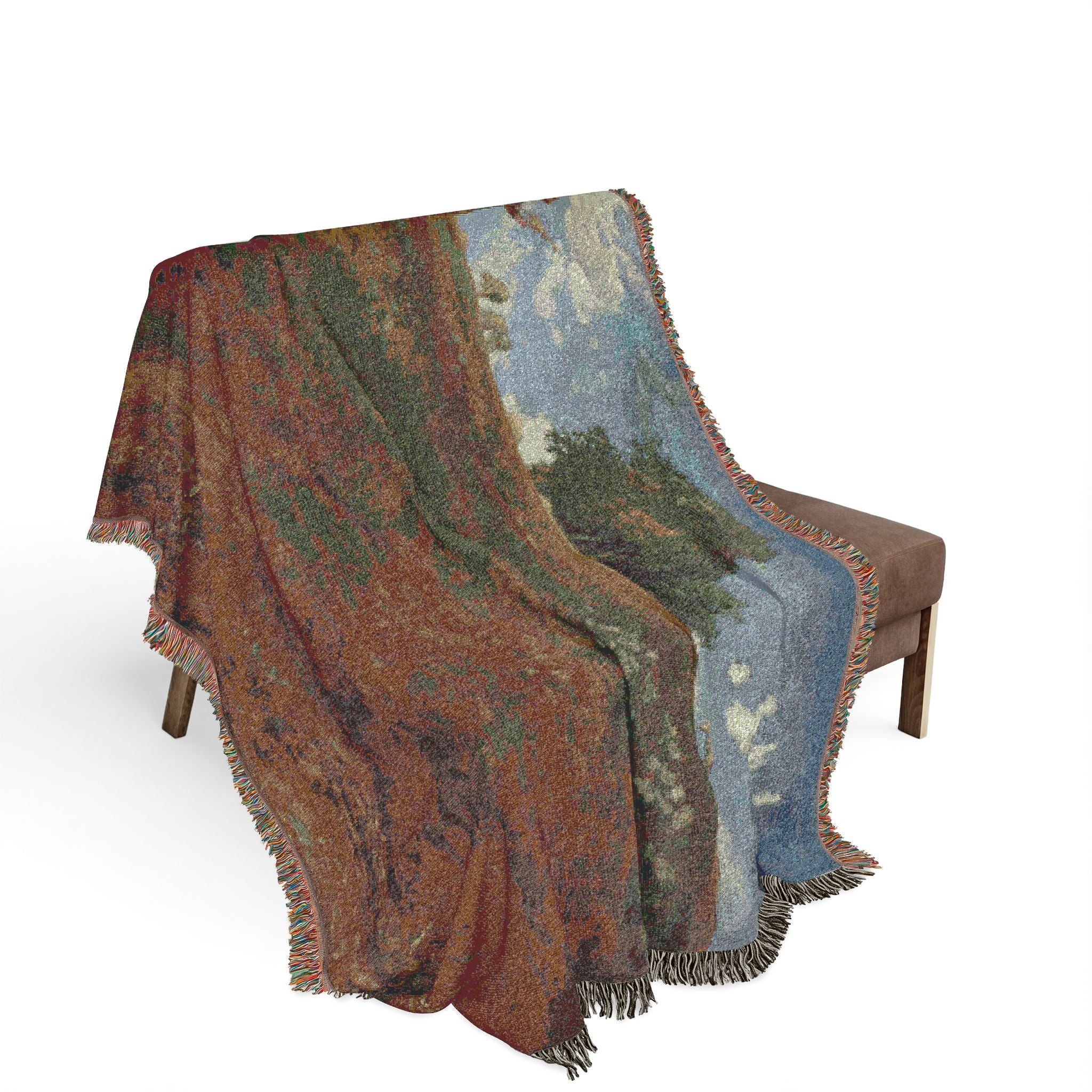 Jean François Millet - In the Auvergne | Woven Tapestry Blanket - Image 3