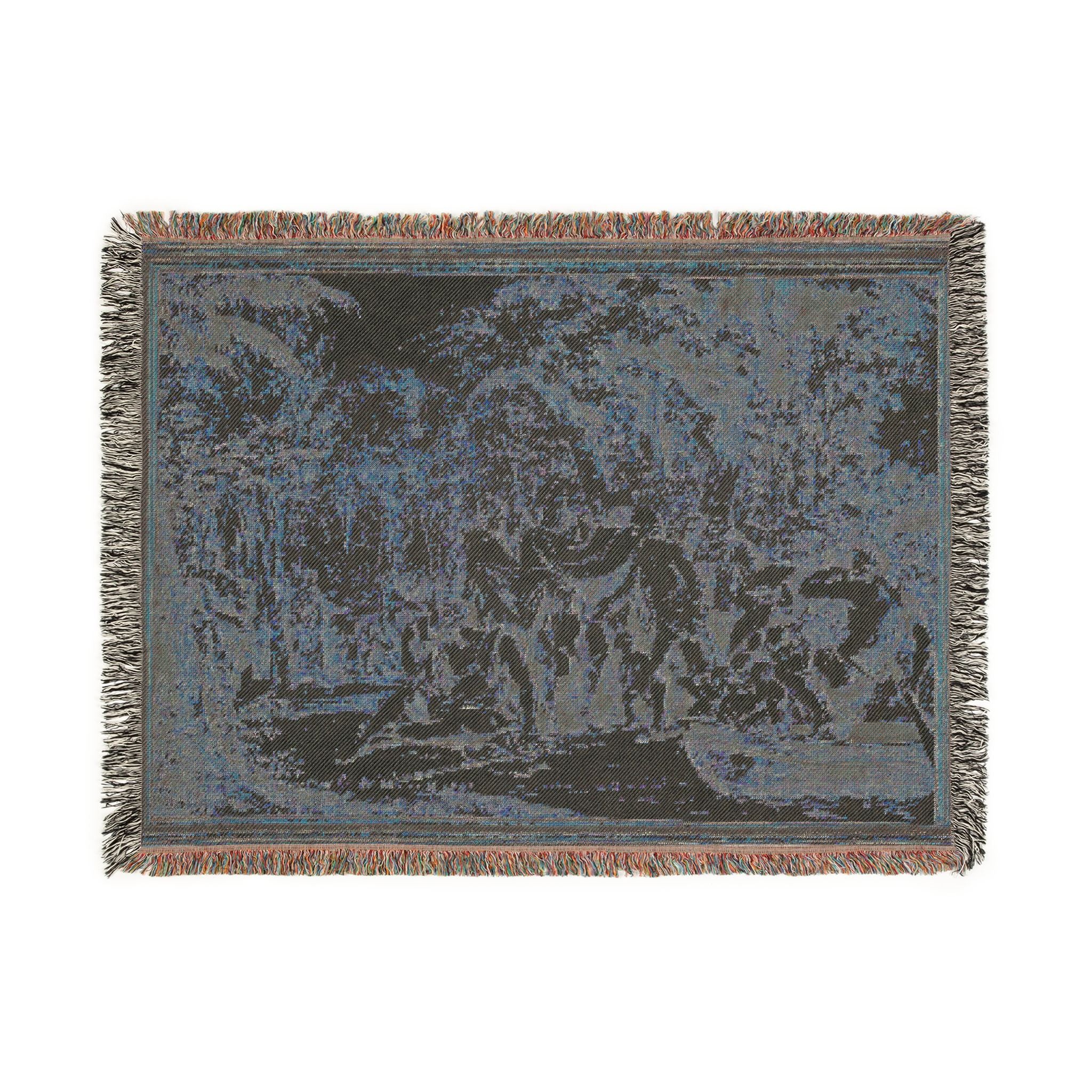Jean Michel Moreau - The Arrival of Jean-Jacques Rousseau to the Champs-Élysées | Woven Tapestry Blanket - Image 12