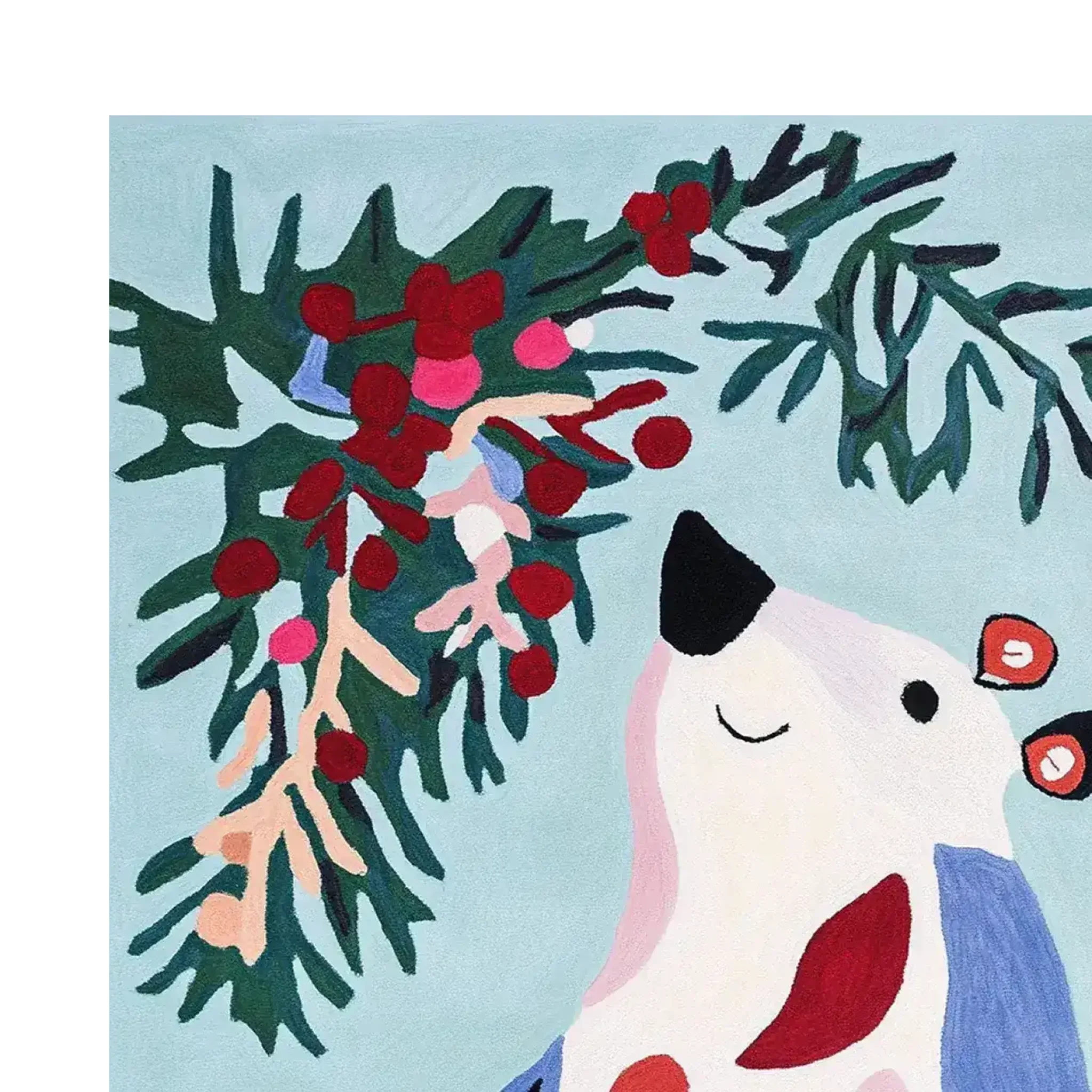 Jingle Frost Bear Hand Tufted Rug - Image 4