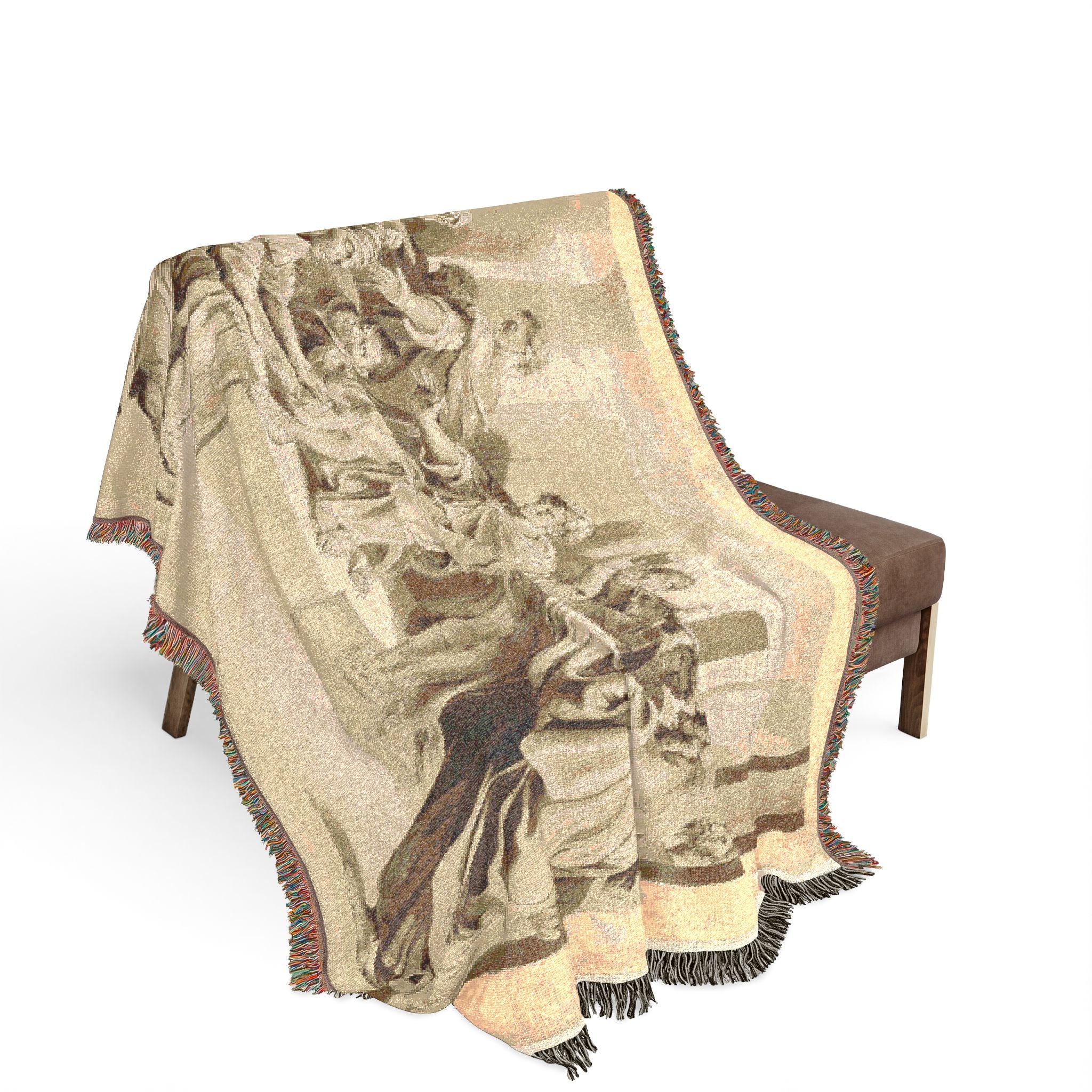 John Constable - Blinding of Elymas | Woven Tapestry Blanket - Image 3