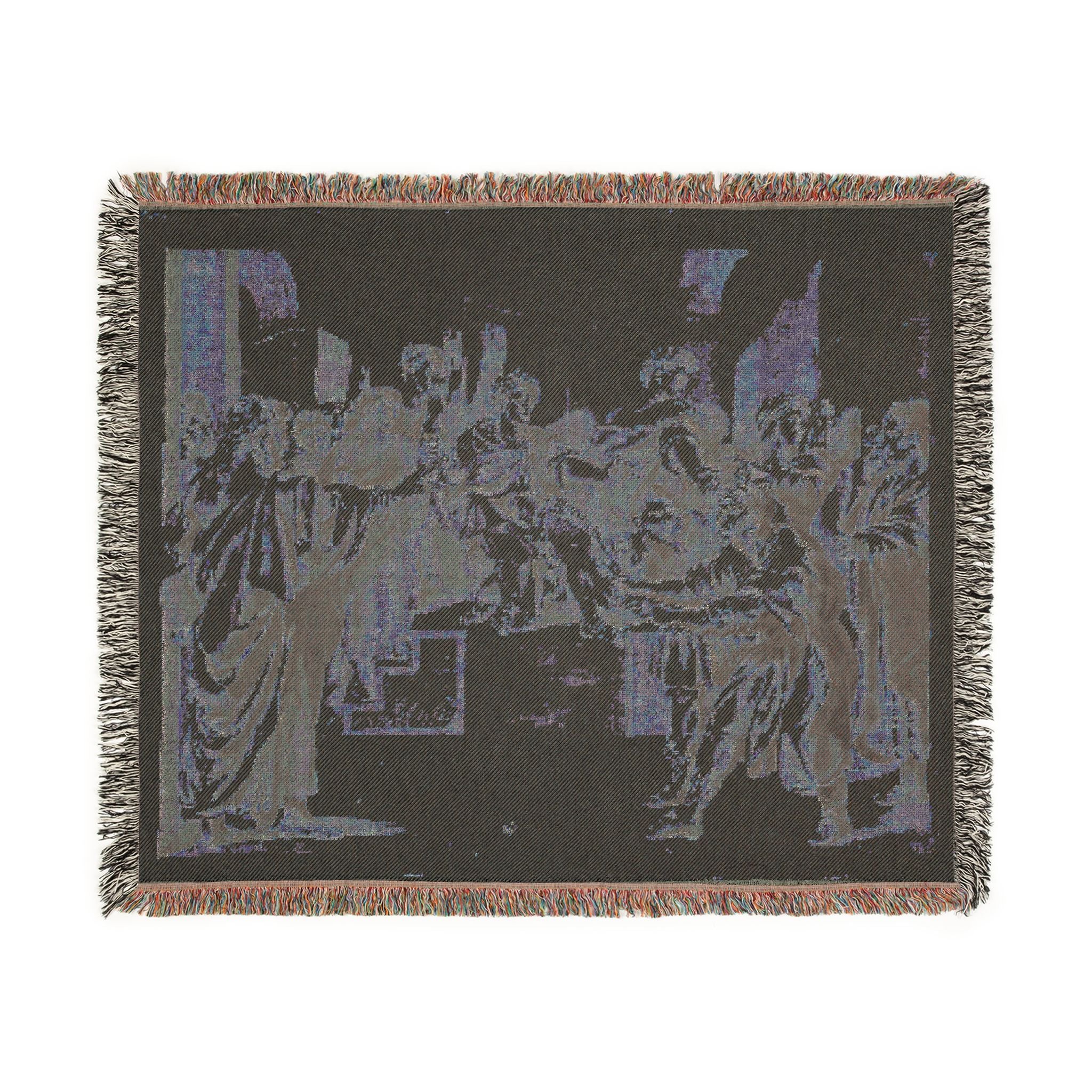 John Constable - Blinding of Elymas | Woven Tapestry Blanket - Image 8