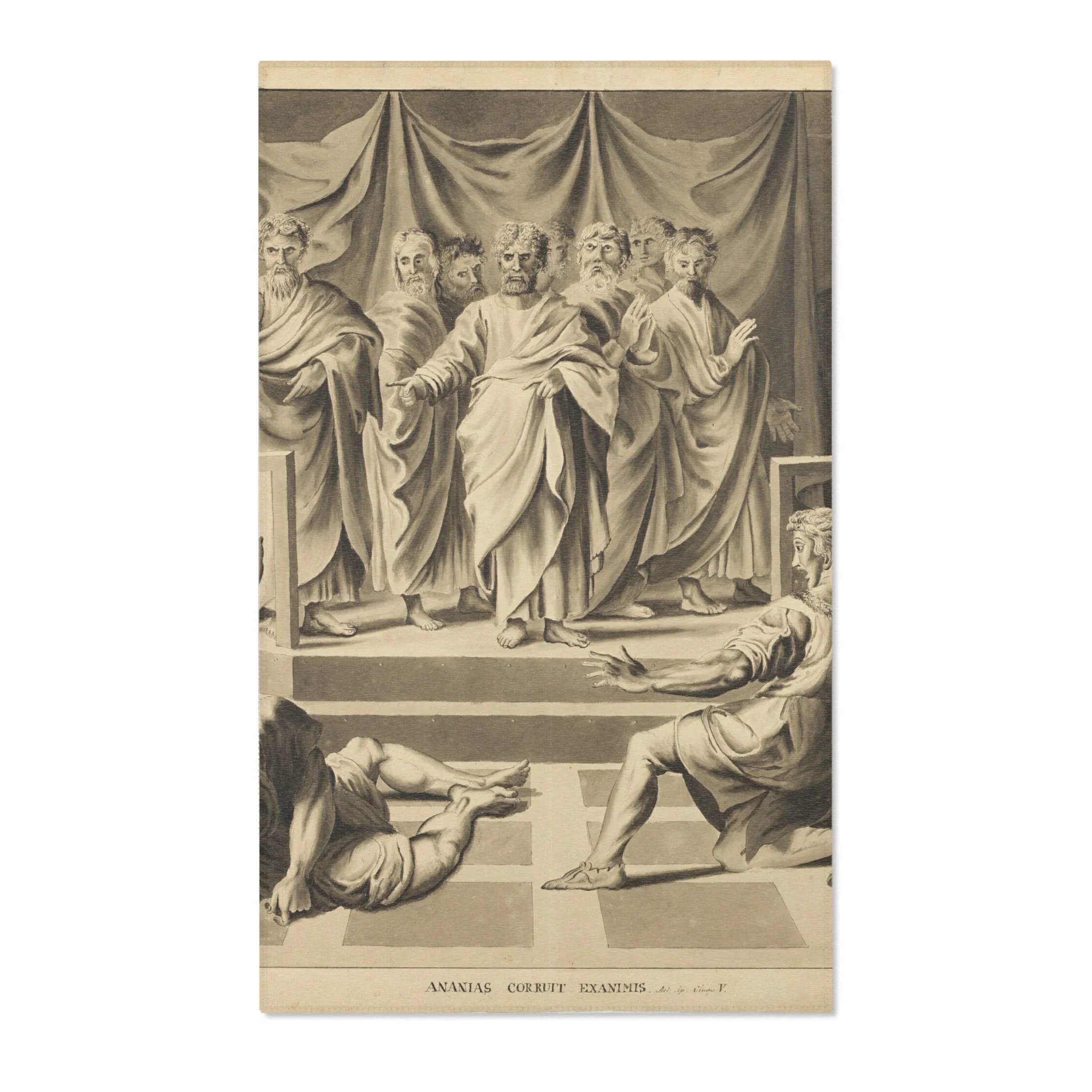 John Constable - Death of Ananias | Area Rug - Image 2
