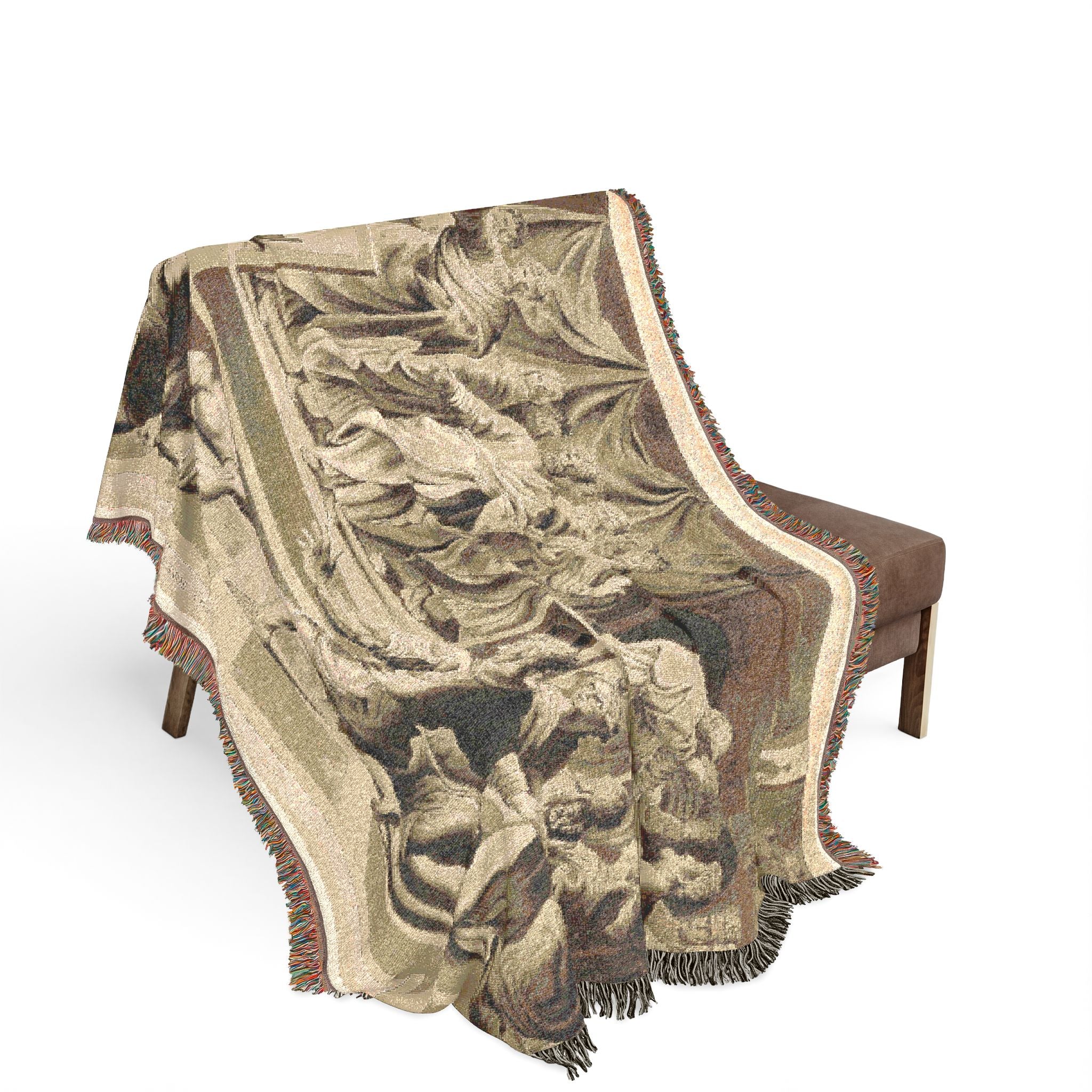 John Constable - Death of Ananias | Woven Tapestry Blanket - Image 3