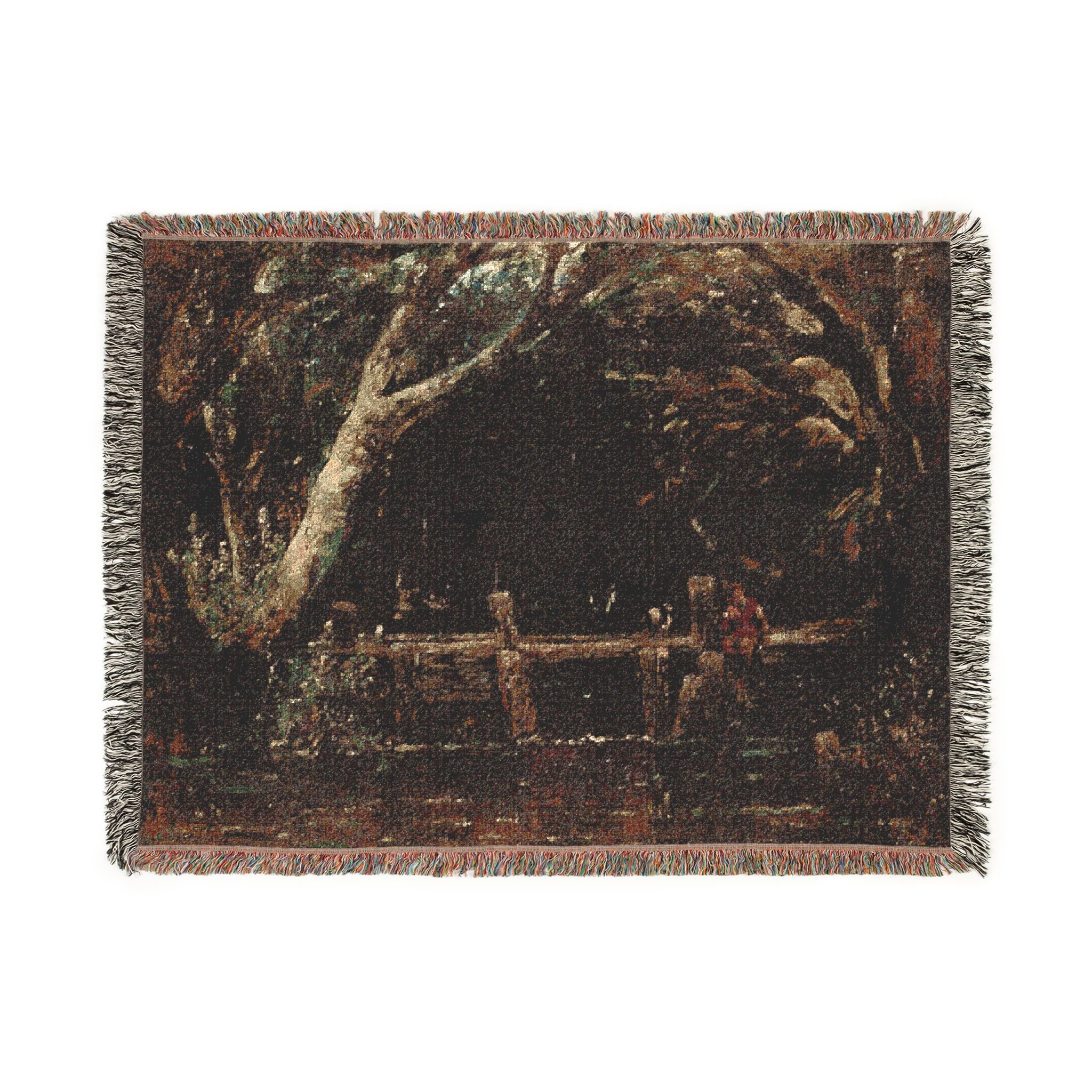 John Constable - Landscape (The Lock) | Woven Tapestry Blanket - Image 10