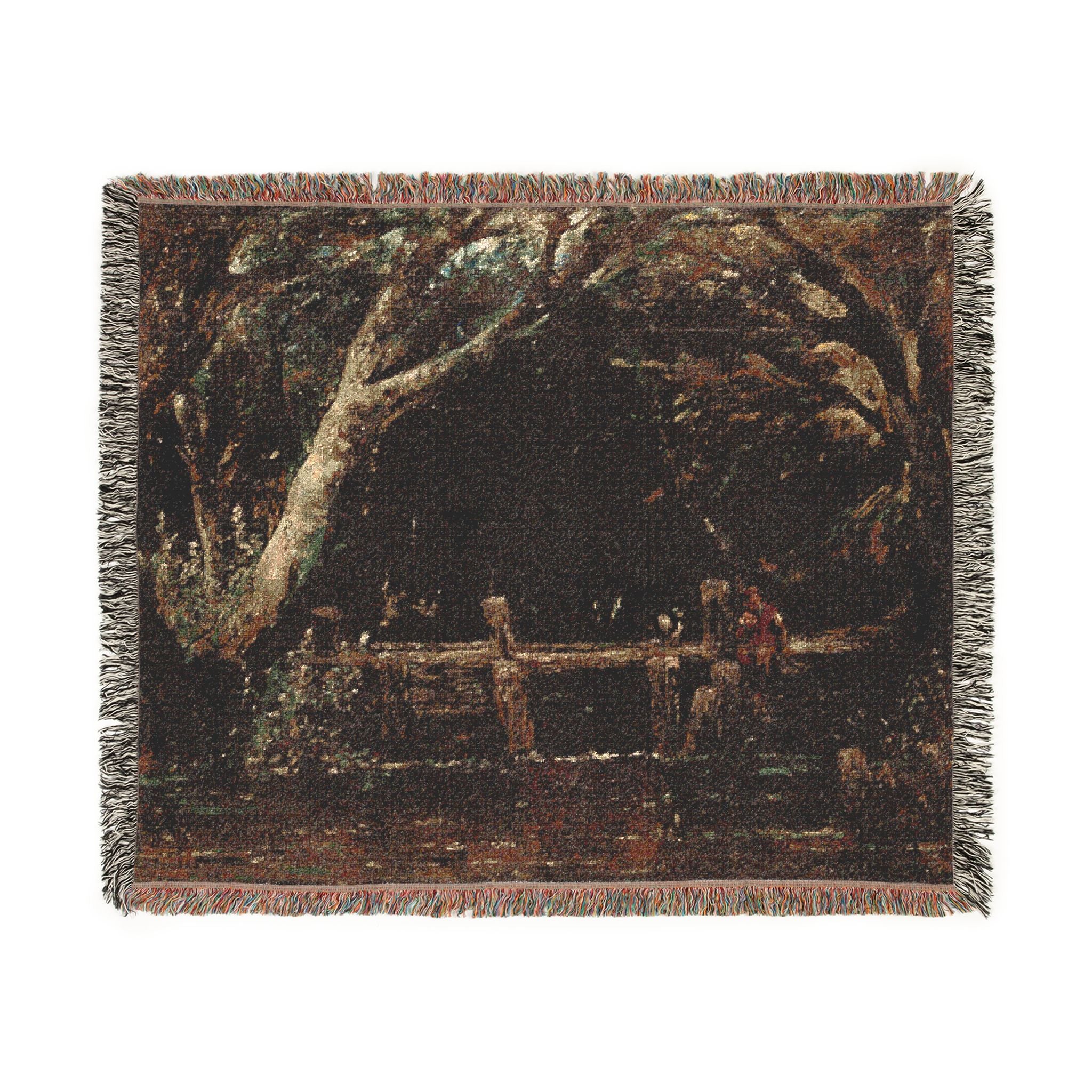 John Constable - Landscape (The Lock) | Woven Tapestry Blanket - Image 2