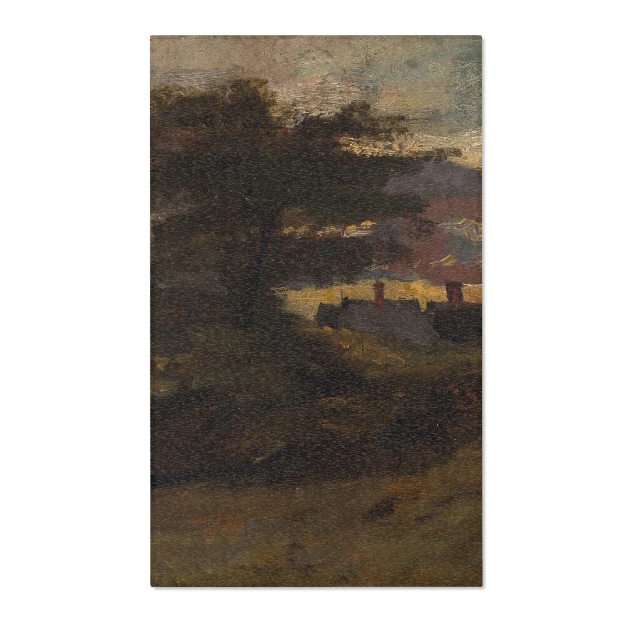 John Constable - Landscape with Cottages | Area Rug - Image 2