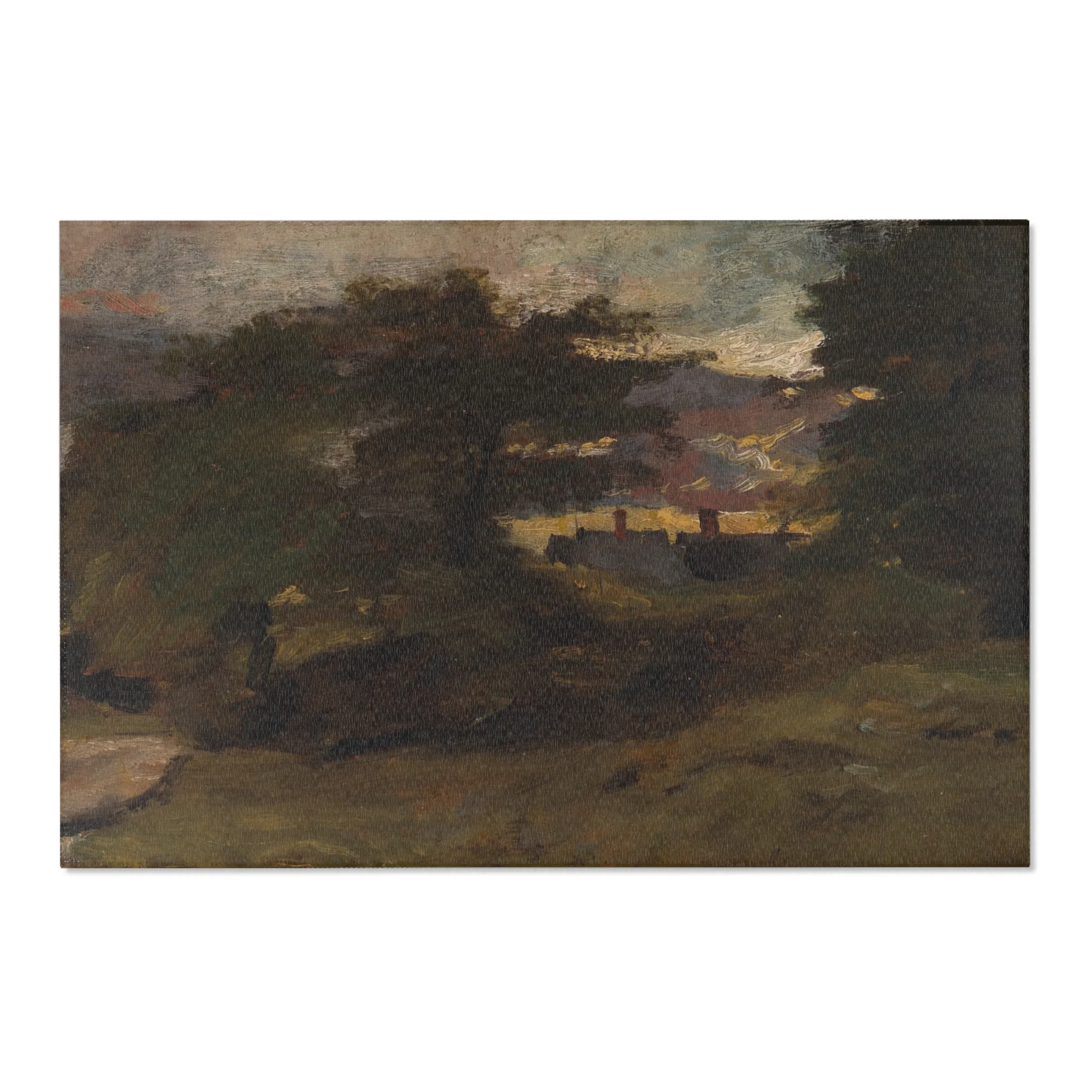 John Constable - Landscape with Cottages | Area Rug - Image 6