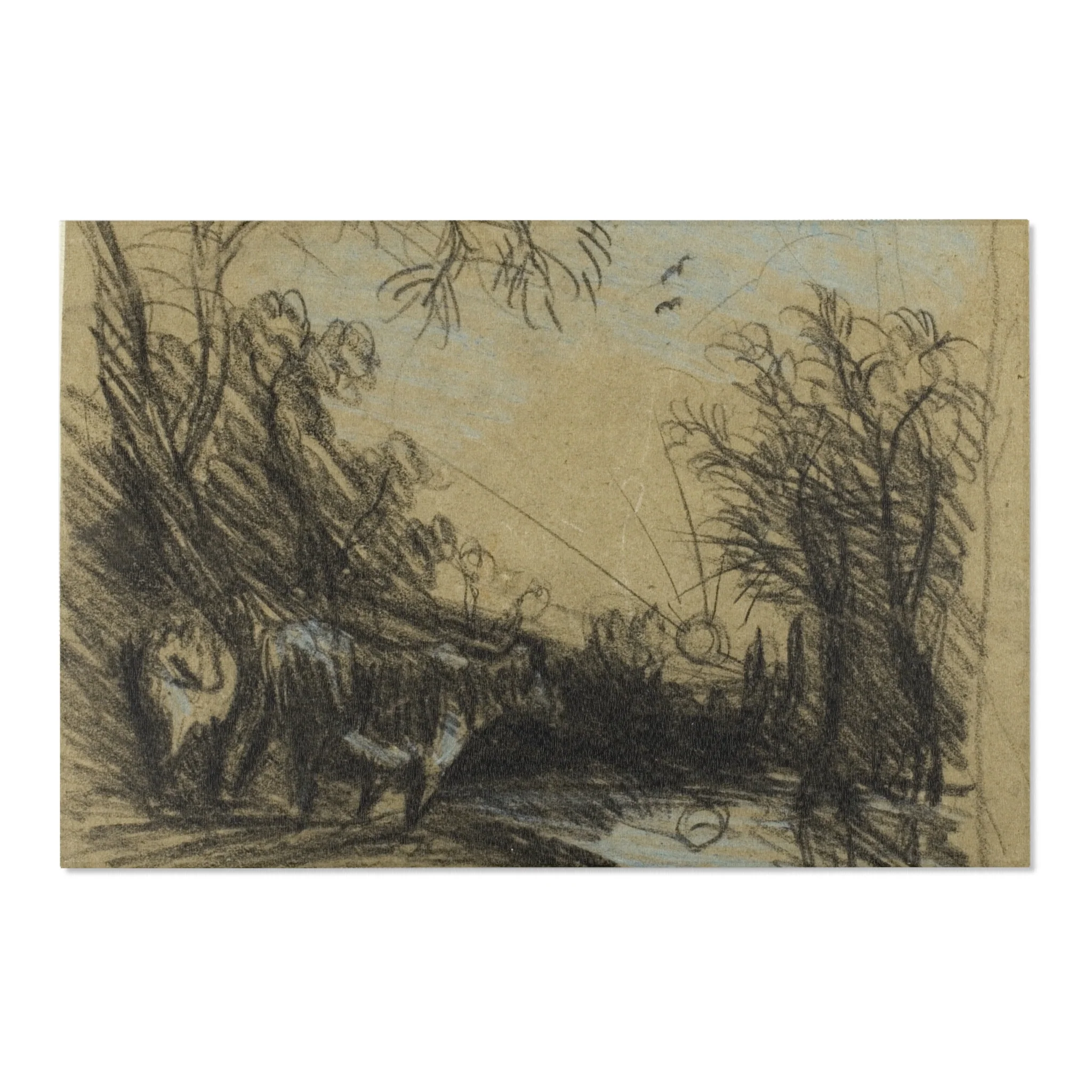 John Constable - Landscape with Cows | Area Rug - Image 6