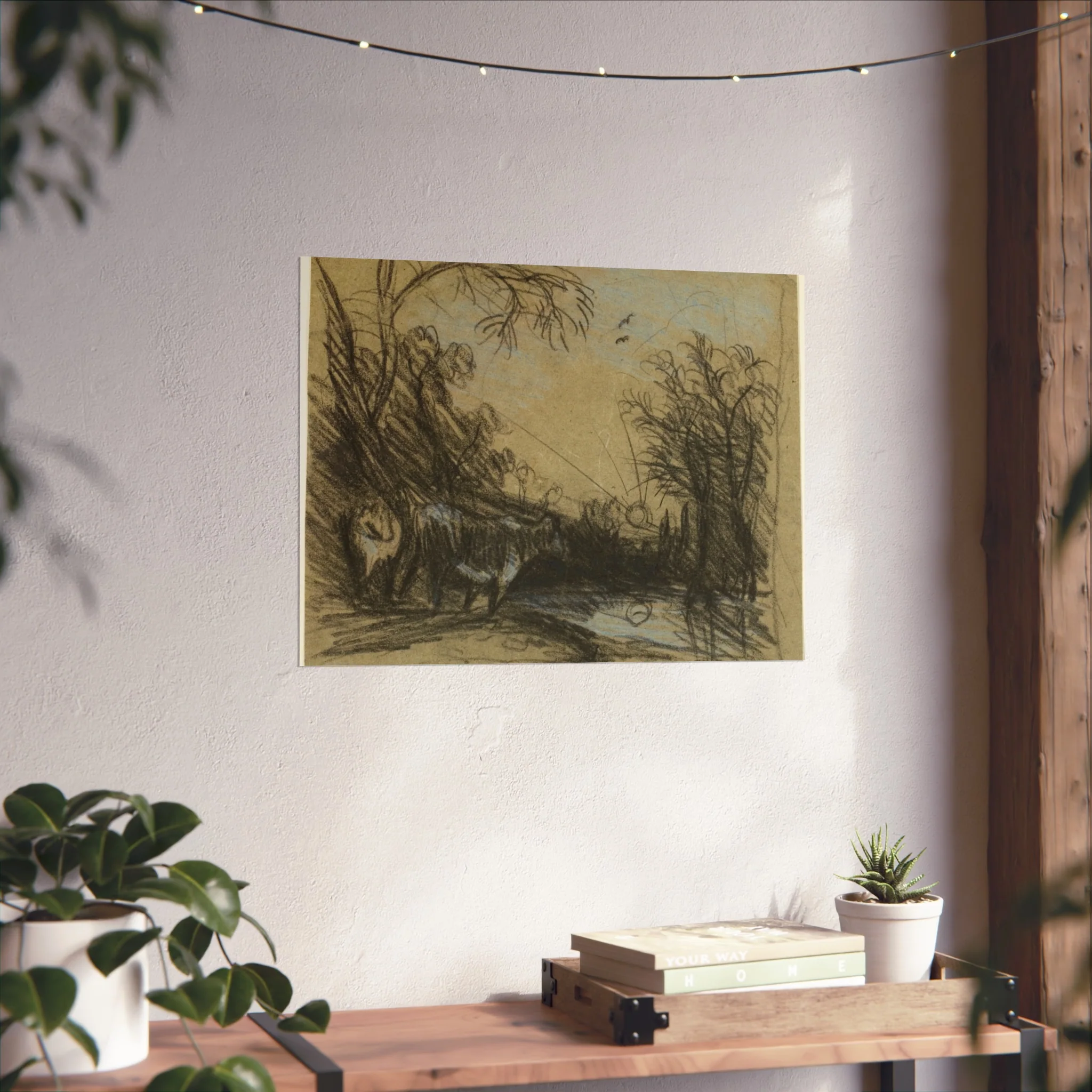 John Constable - Landscape with Cows | Fine Art Poster - Image 10