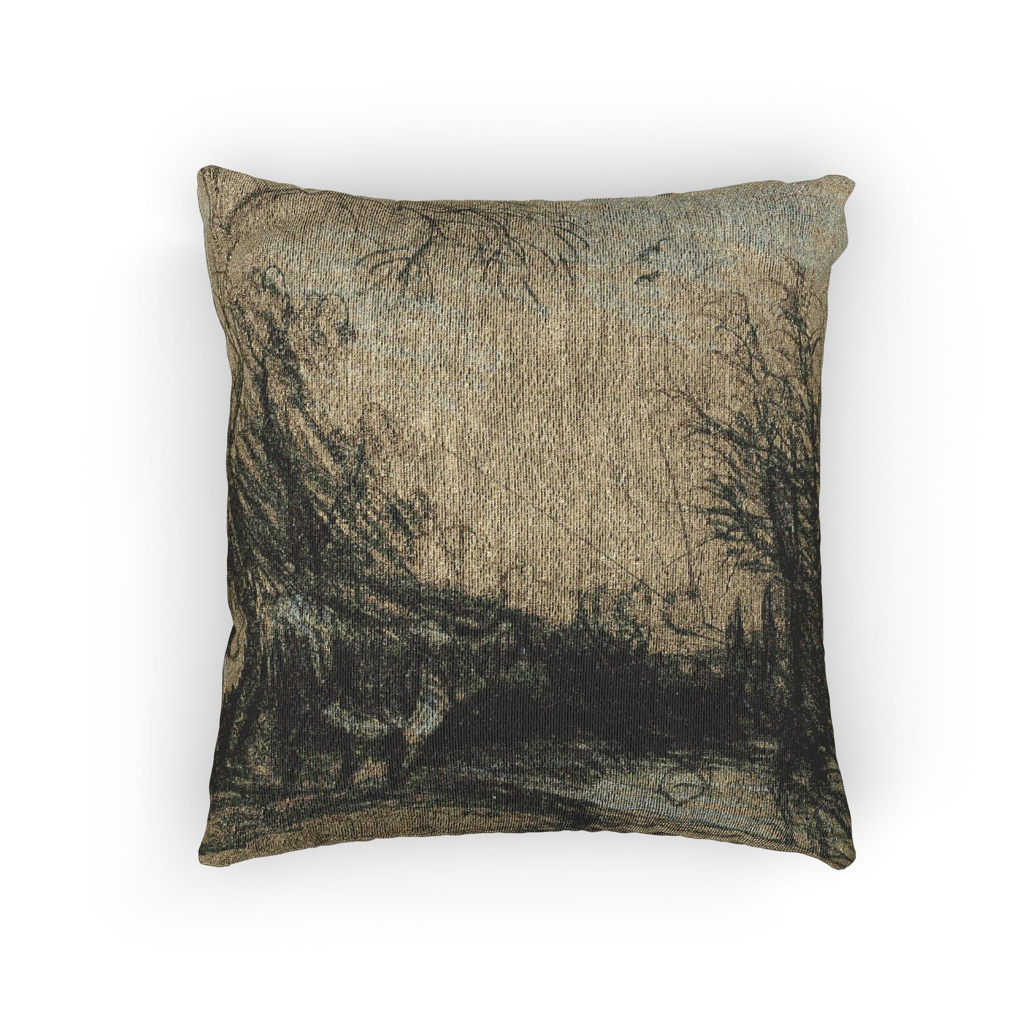 John Constable - Landscape with Cows | Woven Pillow - Image 3