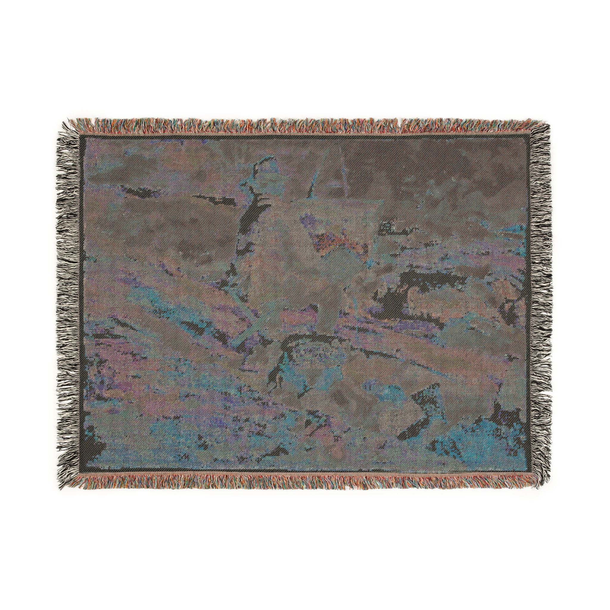 John Singer Sargent - An Artist at His Easel | Woven Tapestry Blanket - Image 12