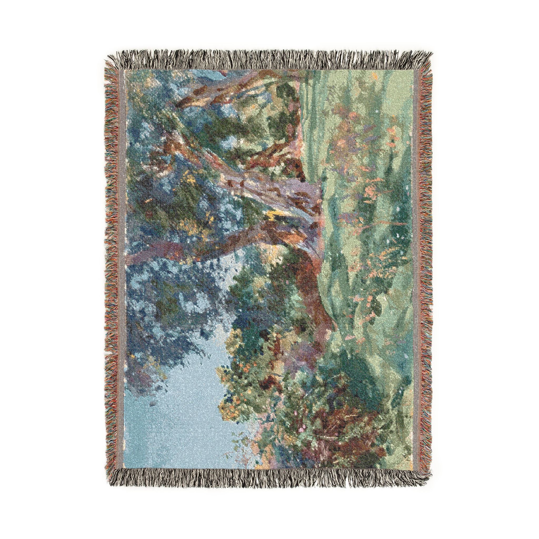 John Singer Sargent - Olive Trees, Corfu | Woven Tapestry Blanket - Image 11