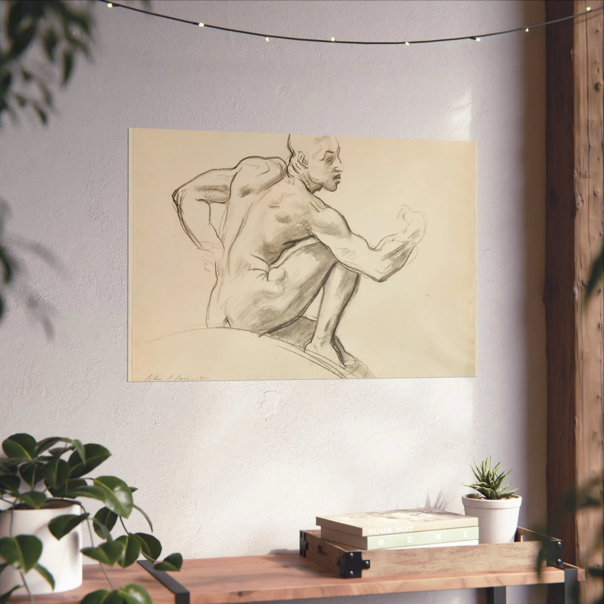 John Singer Sargent - Seated Male Nude | Fine Art Poster - Image 12