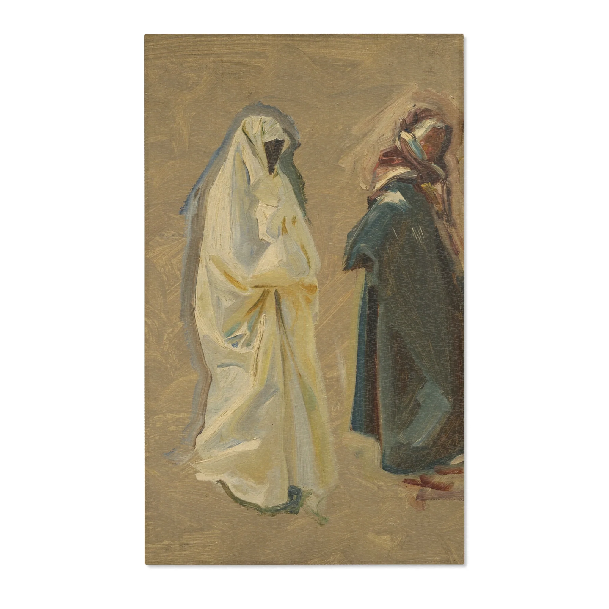 John Singer Sargent - Study of Two Bedouins | Area Rug - Image 2