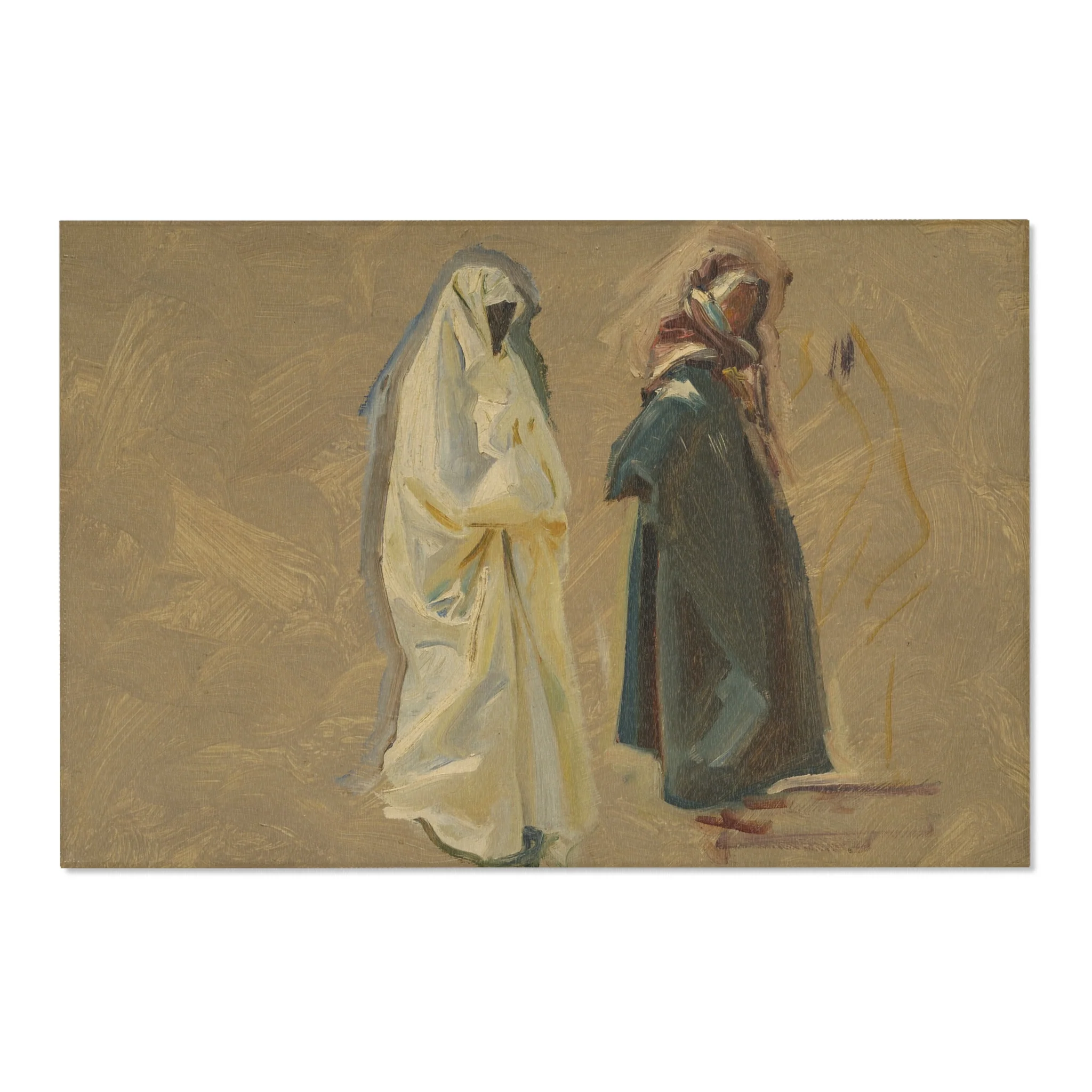 John Singer Sargent - Study of Two Bedouins | Area Rug - Image 6