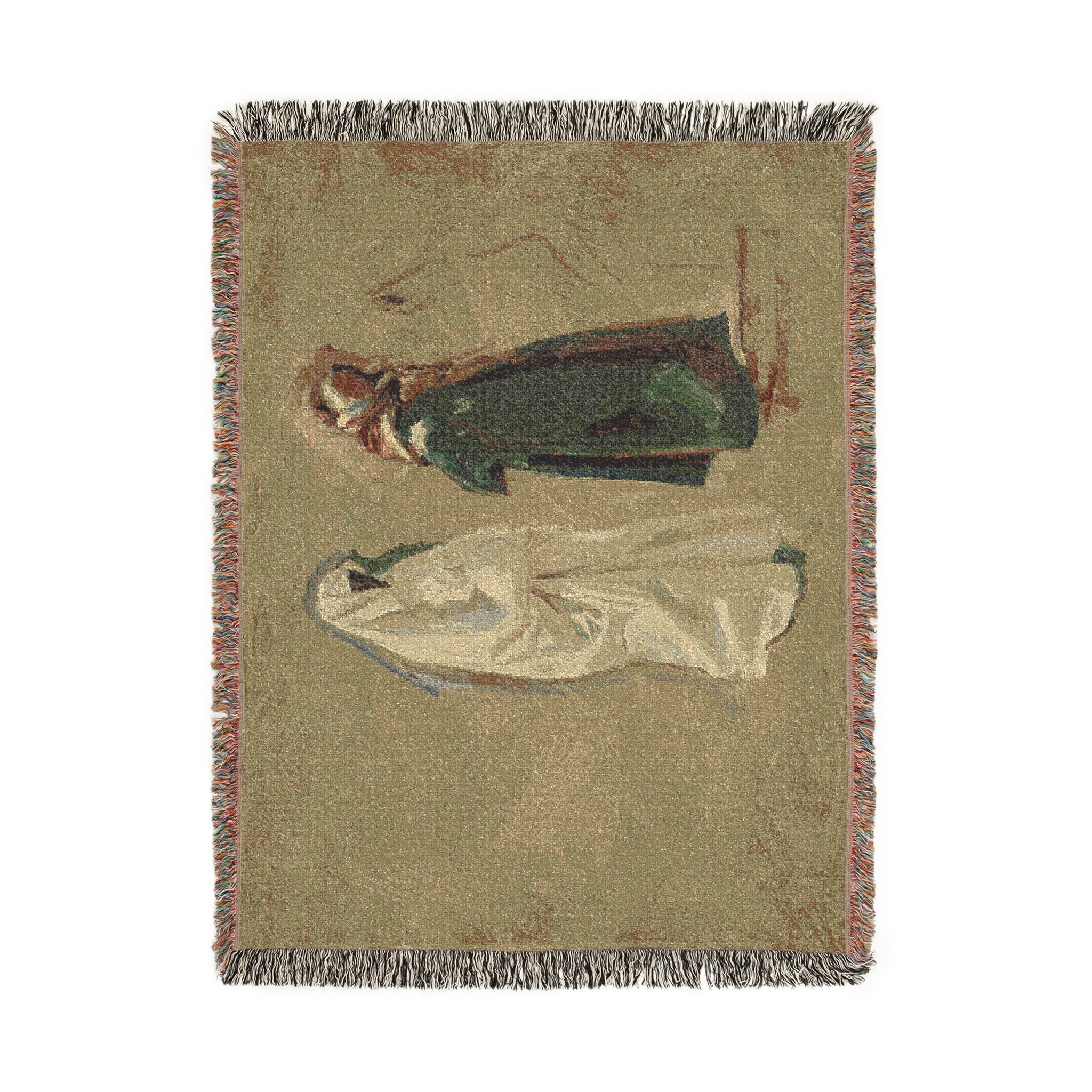 John Singer Sargent - Study of Two Bedouins | Woven Tapestry Blanket - Image 11