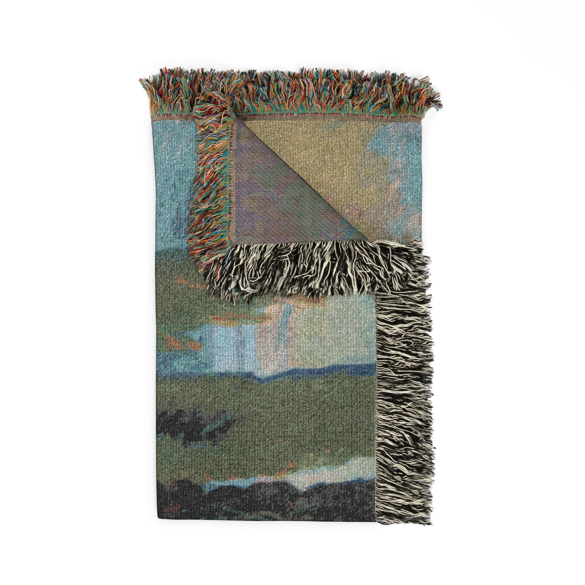 John Singer Sargent - Under the Cypress Trees at Corfu | Woven Tapestry Blanket - Image 5