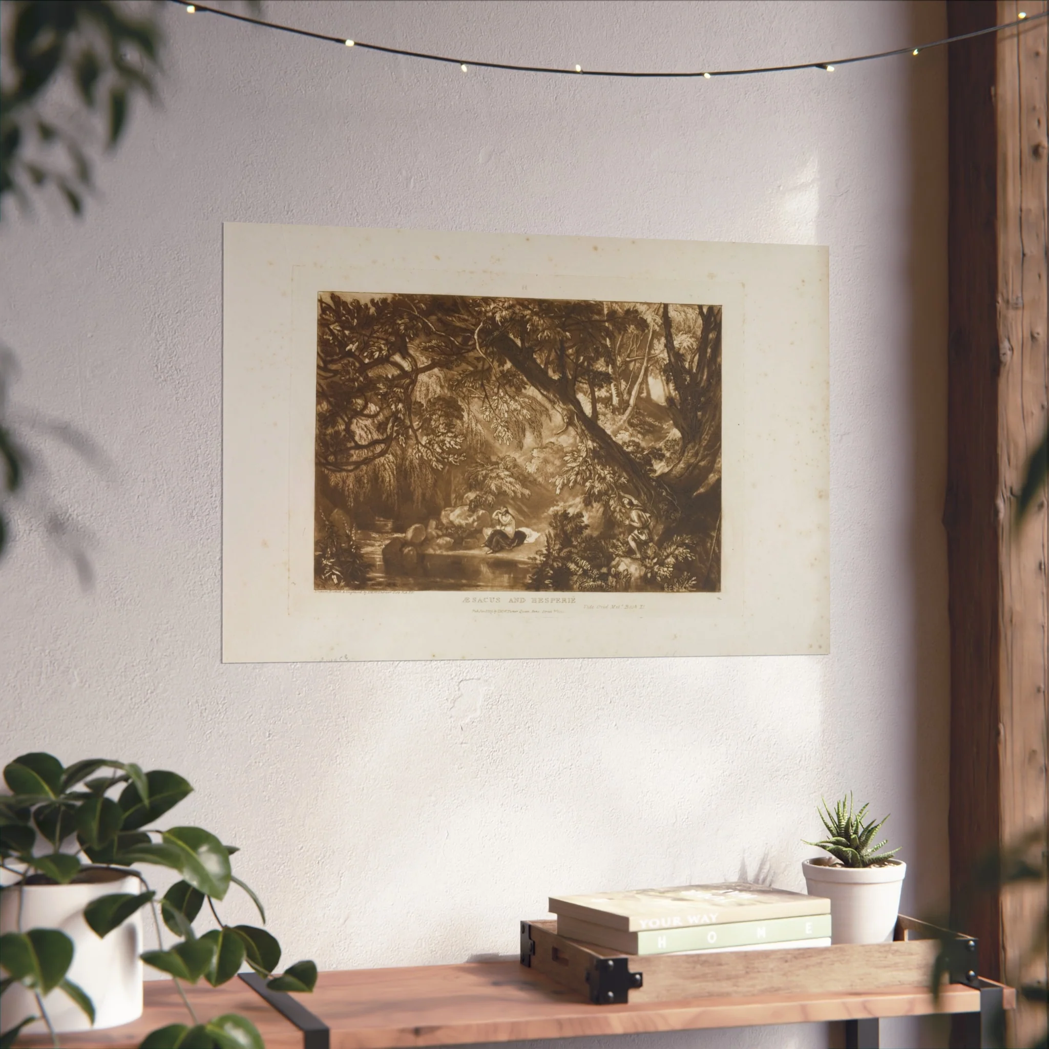 Joseph Mallord William Turner - Aesacus and Hesperie, plate 66 from Liber Studiorum | Fine Art Poster - Image 12