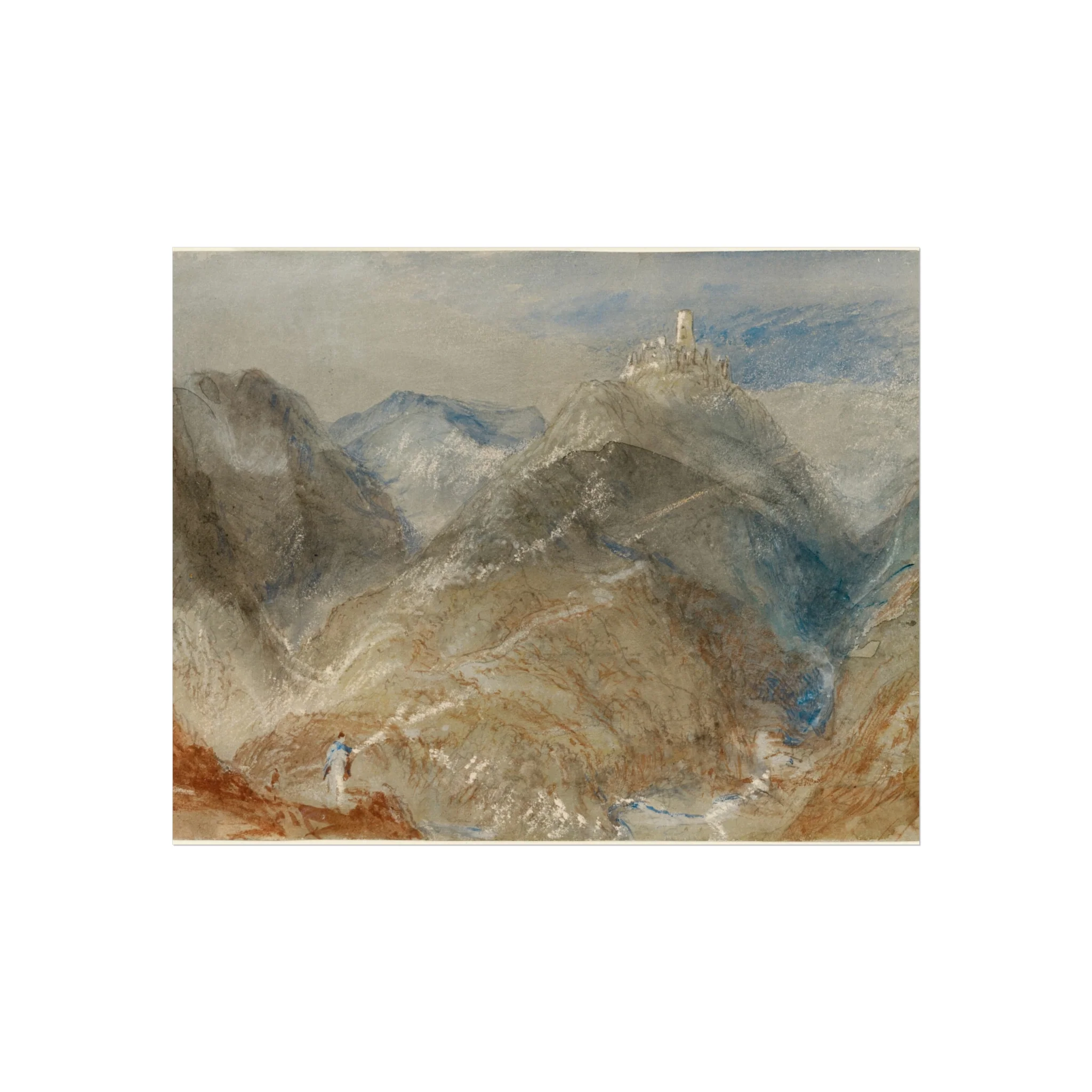 Joseph Mallord William Turner - Castle on Height near Geneva | Fine Art Poster - Image 2