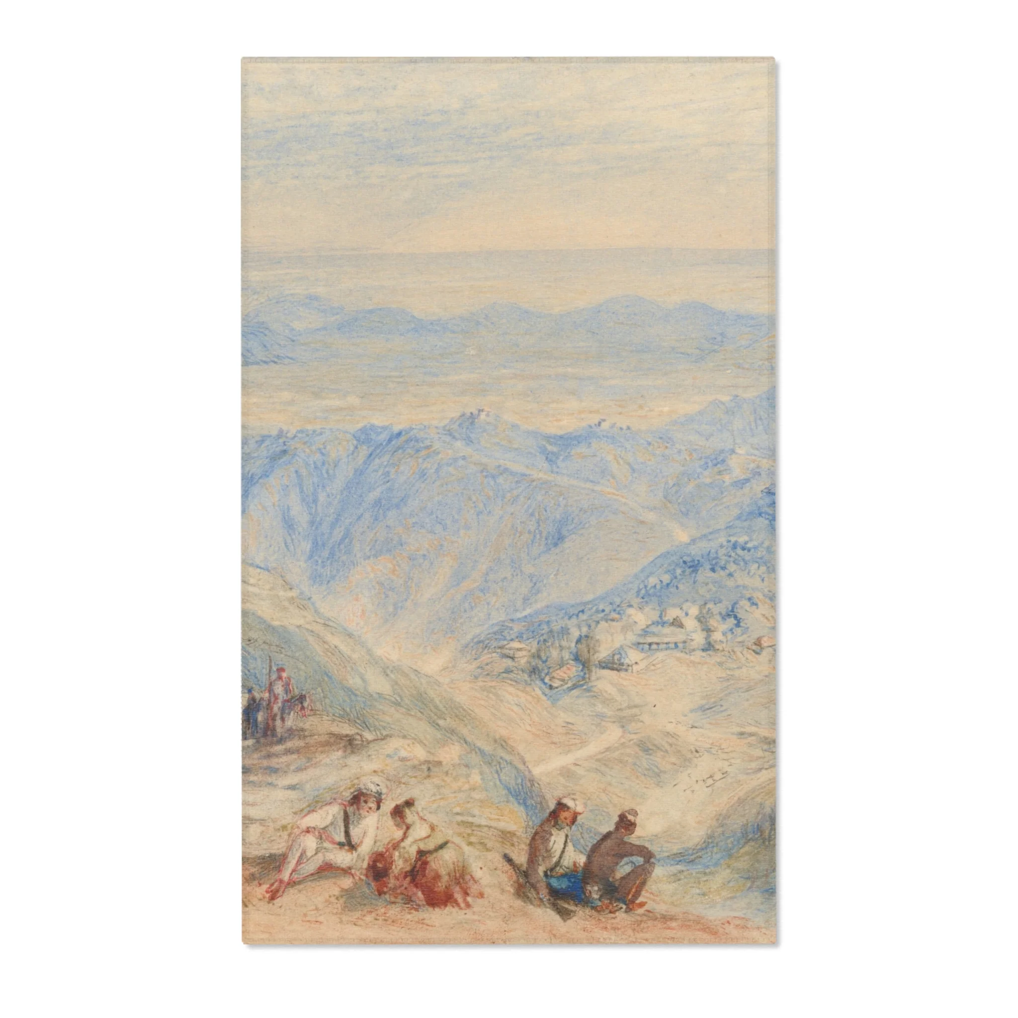 Joseph Mallord William Turner - Mussooree and the Dhoon from Landour | Area Rug - Image 2
