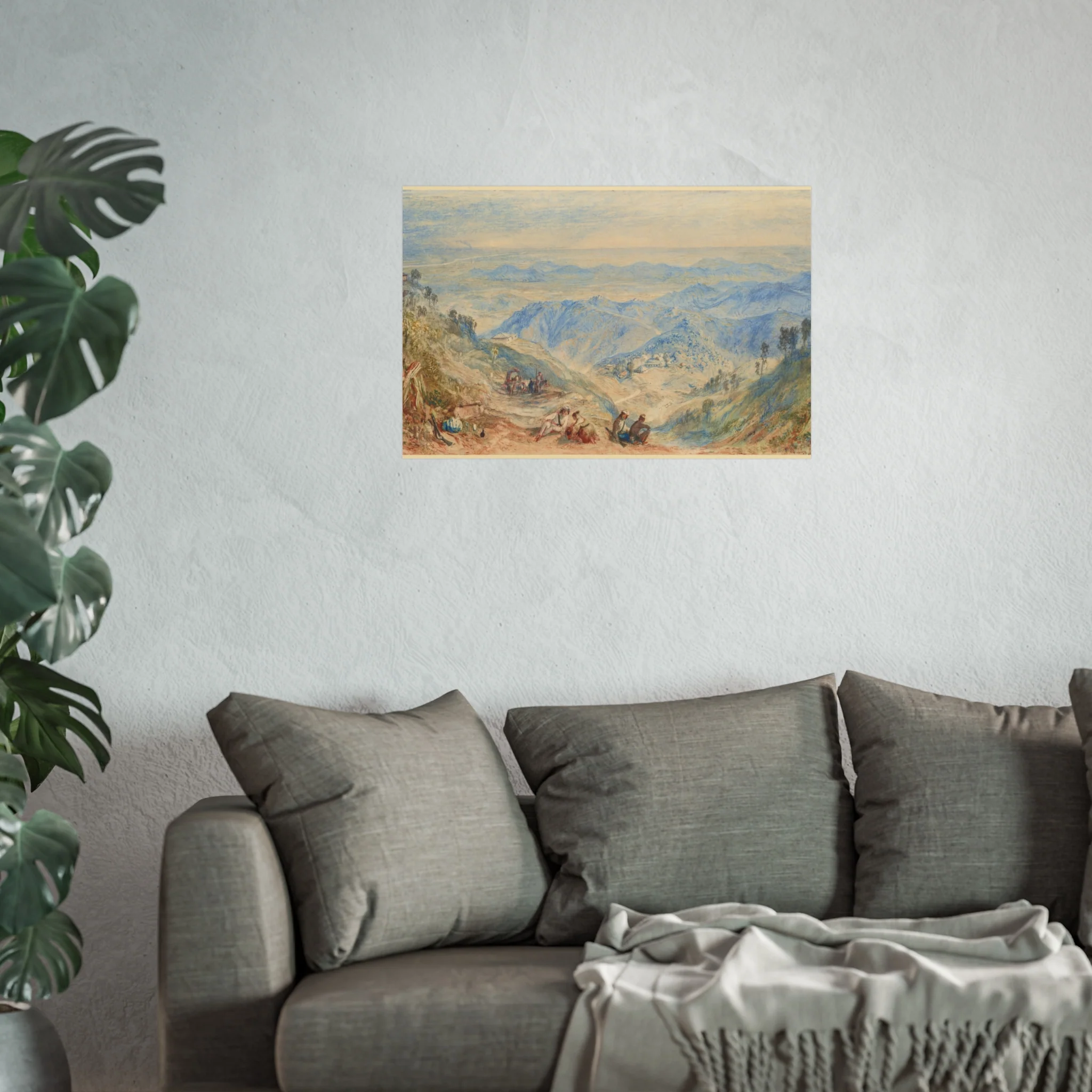 Joseph Mallord William Turner - Mussooree and the Dhoon from Landour | Fine Art Poster - Image 11